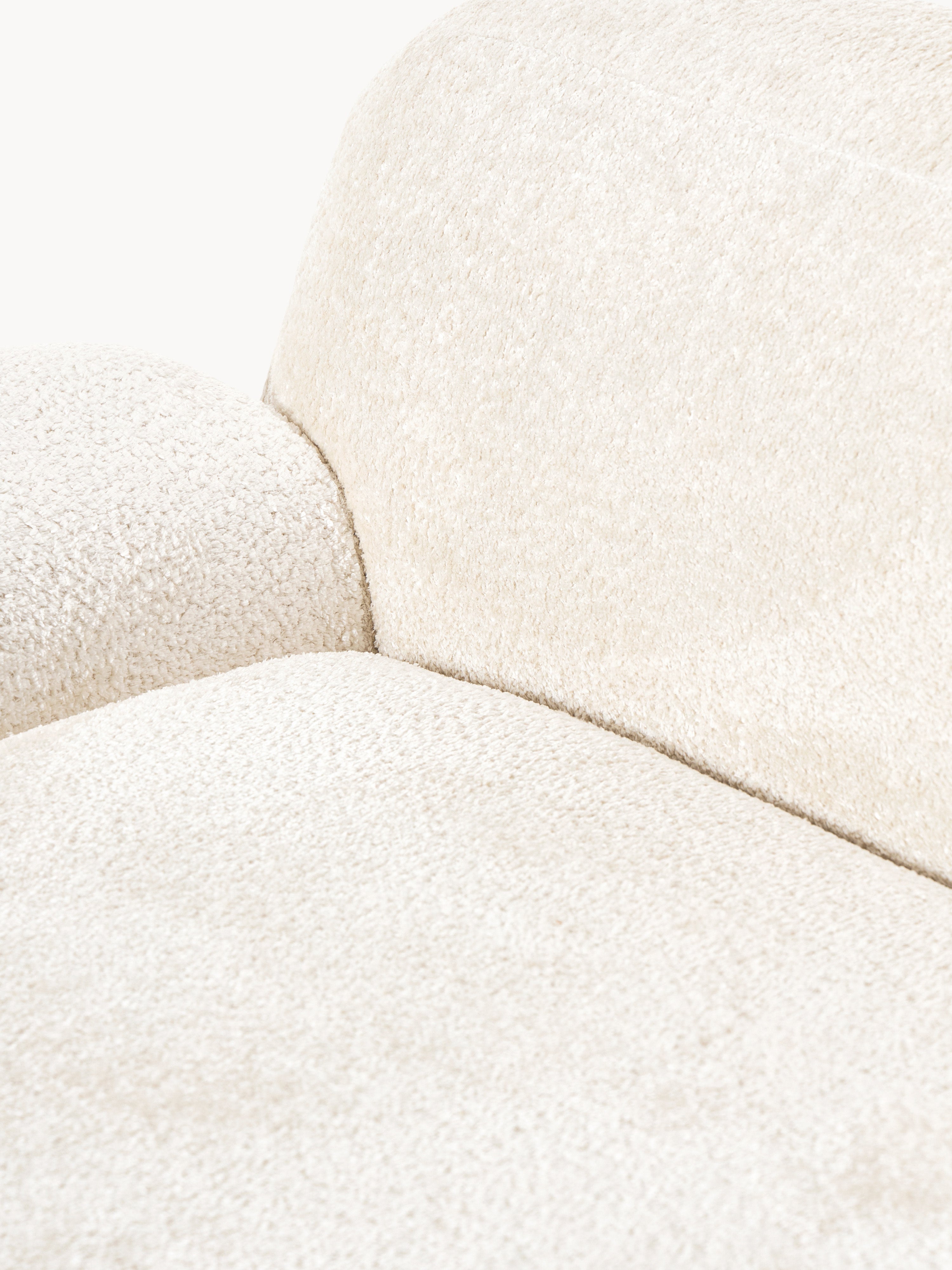 Wolke Teddy Bouclé Sofa (2-seater) with Chaise End