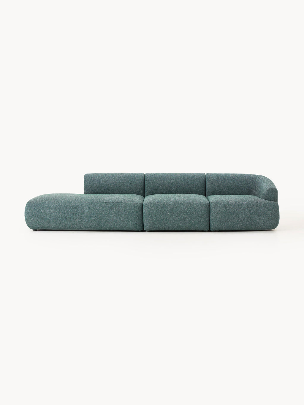Gallery image 1 - Modular Bouclé Chaise Sofia (4-seater)