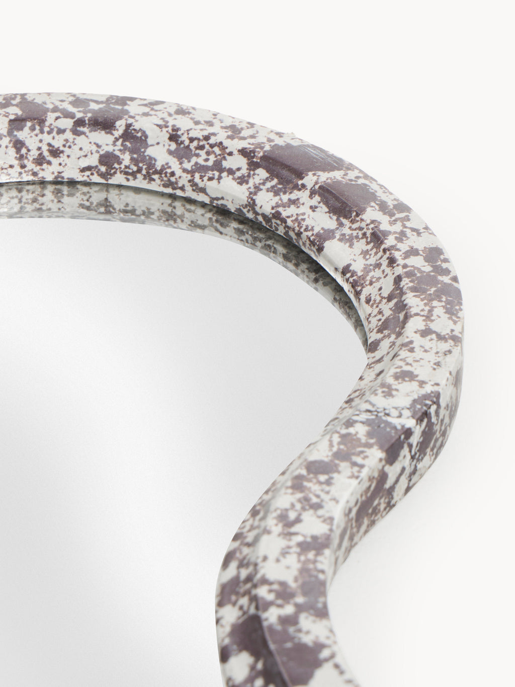 Elara Wall Mirror with Engineered Marble Frame