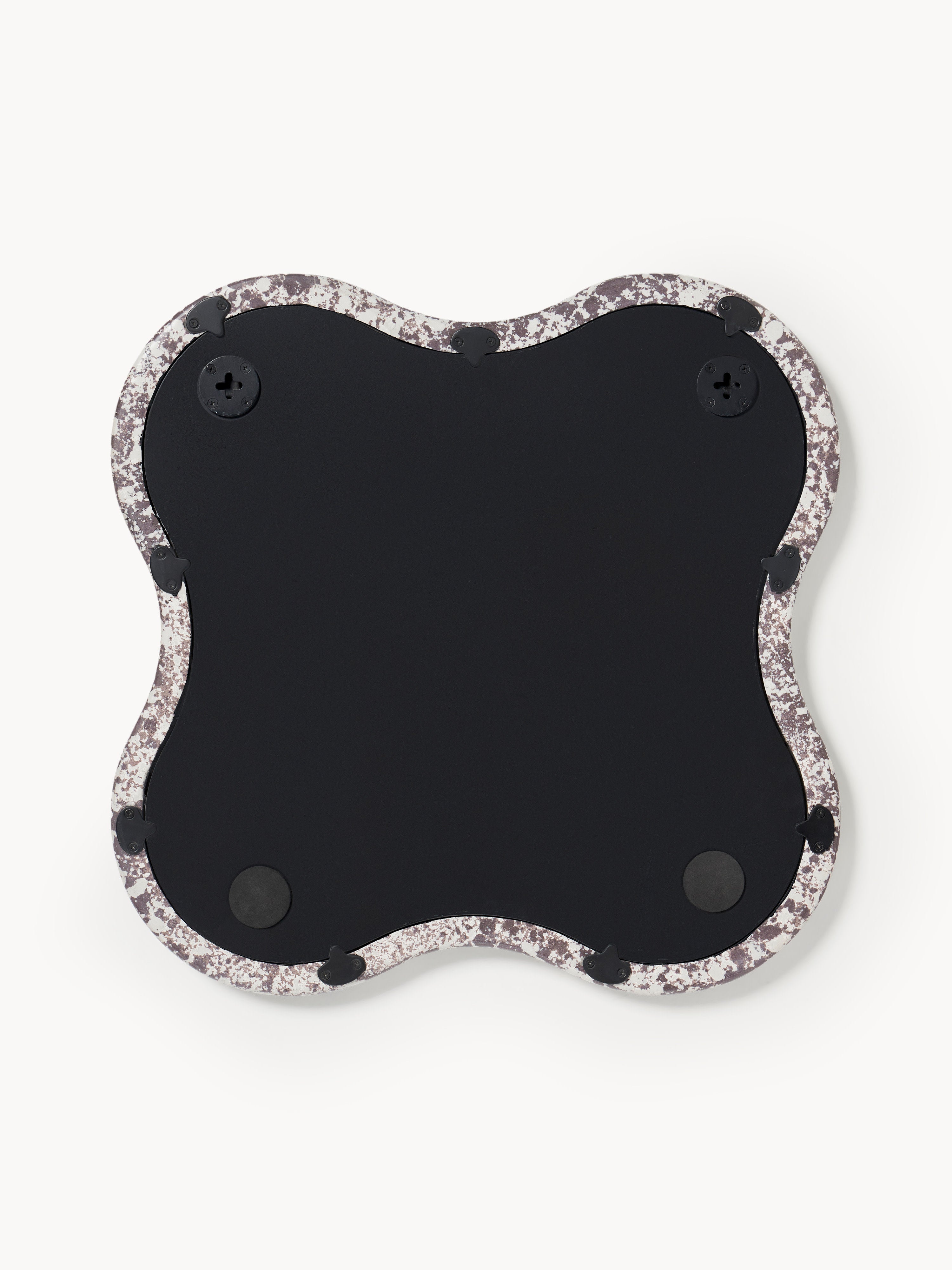 Elara Wall Mirror with Engineered Marble Frame