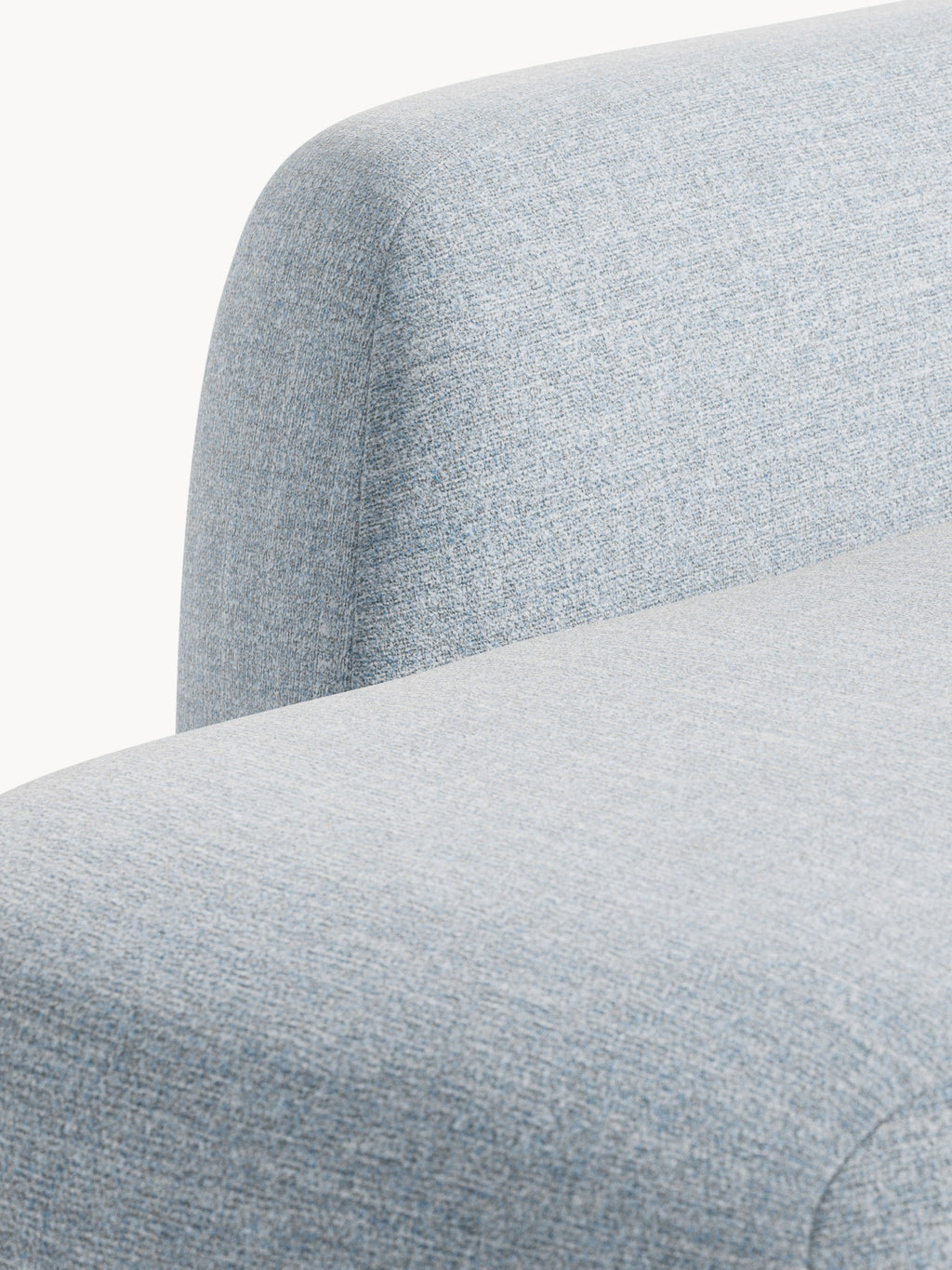 Wolke Modular Bouclé Corner Sofa (4-seater) with Chaise End