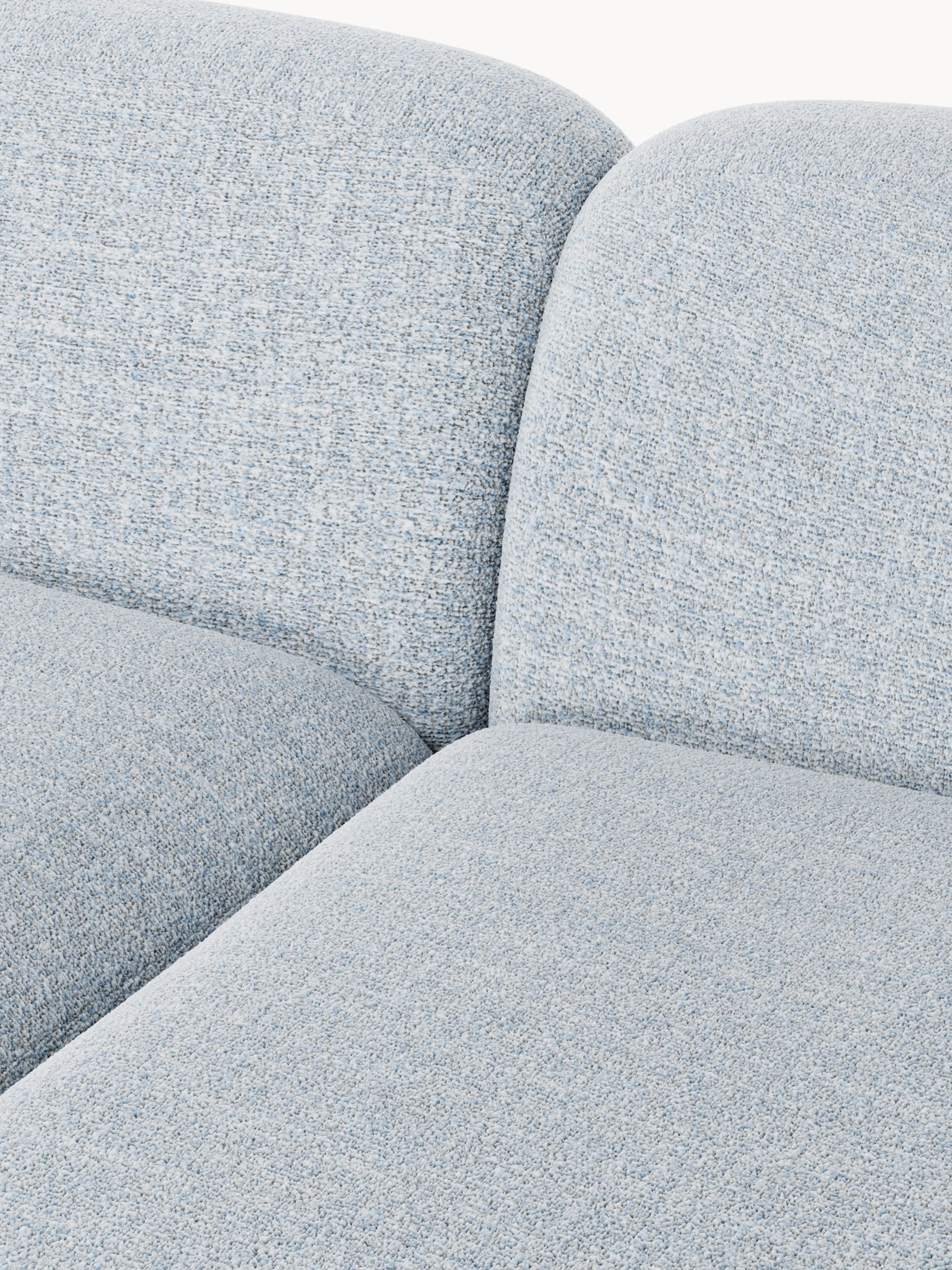 Wolke Modular Bouclé Corner Sofa (4-seater) with Chaise End