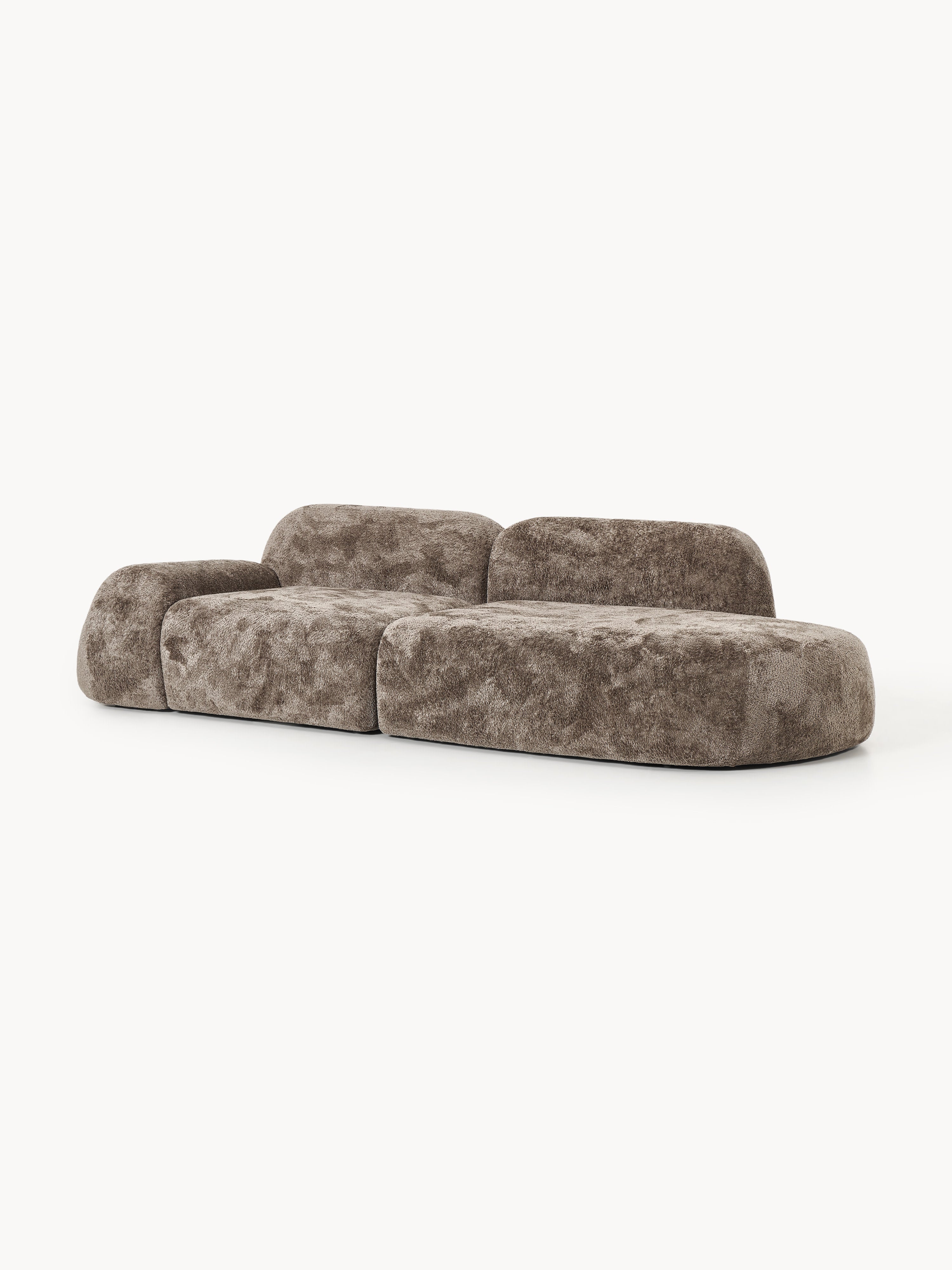 Wolke Modular Teddy Bouclé Chaise (3-seater)