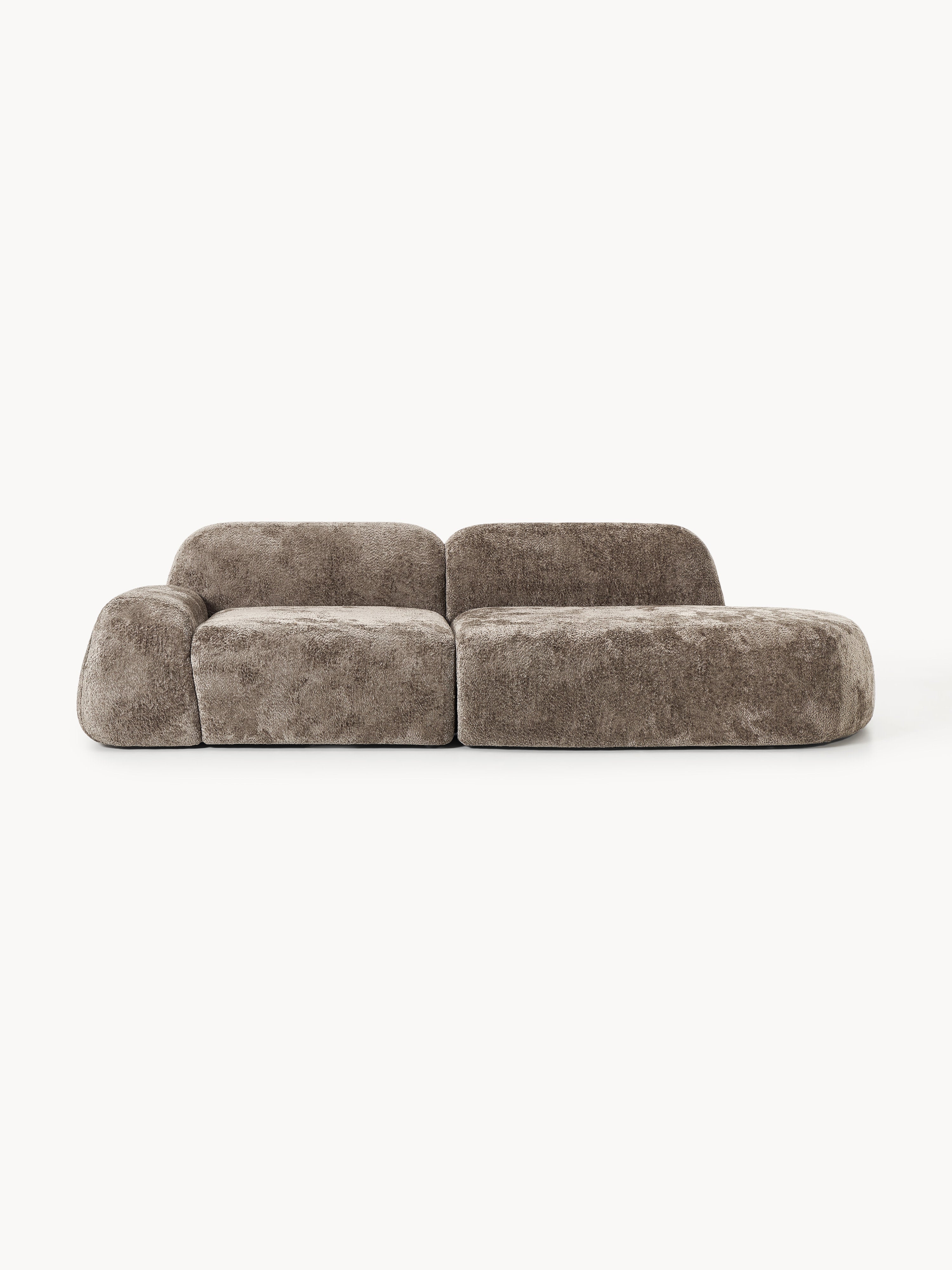 Wolke Modular Teddy Bouclé Chaise (3-seater)