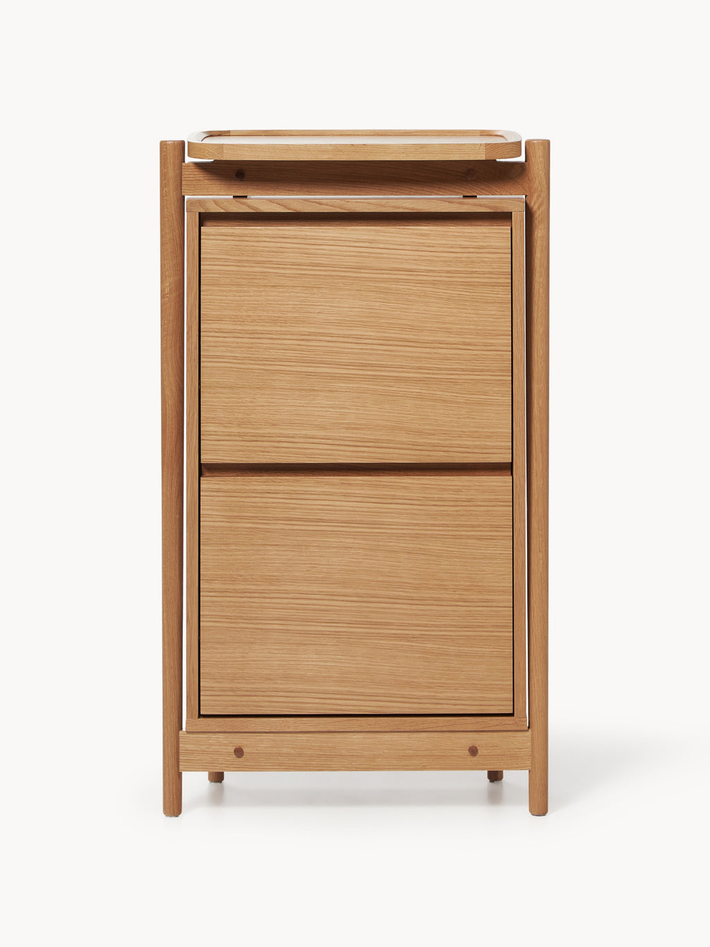 Libby Fold Out Wooden Shoe Cabinet