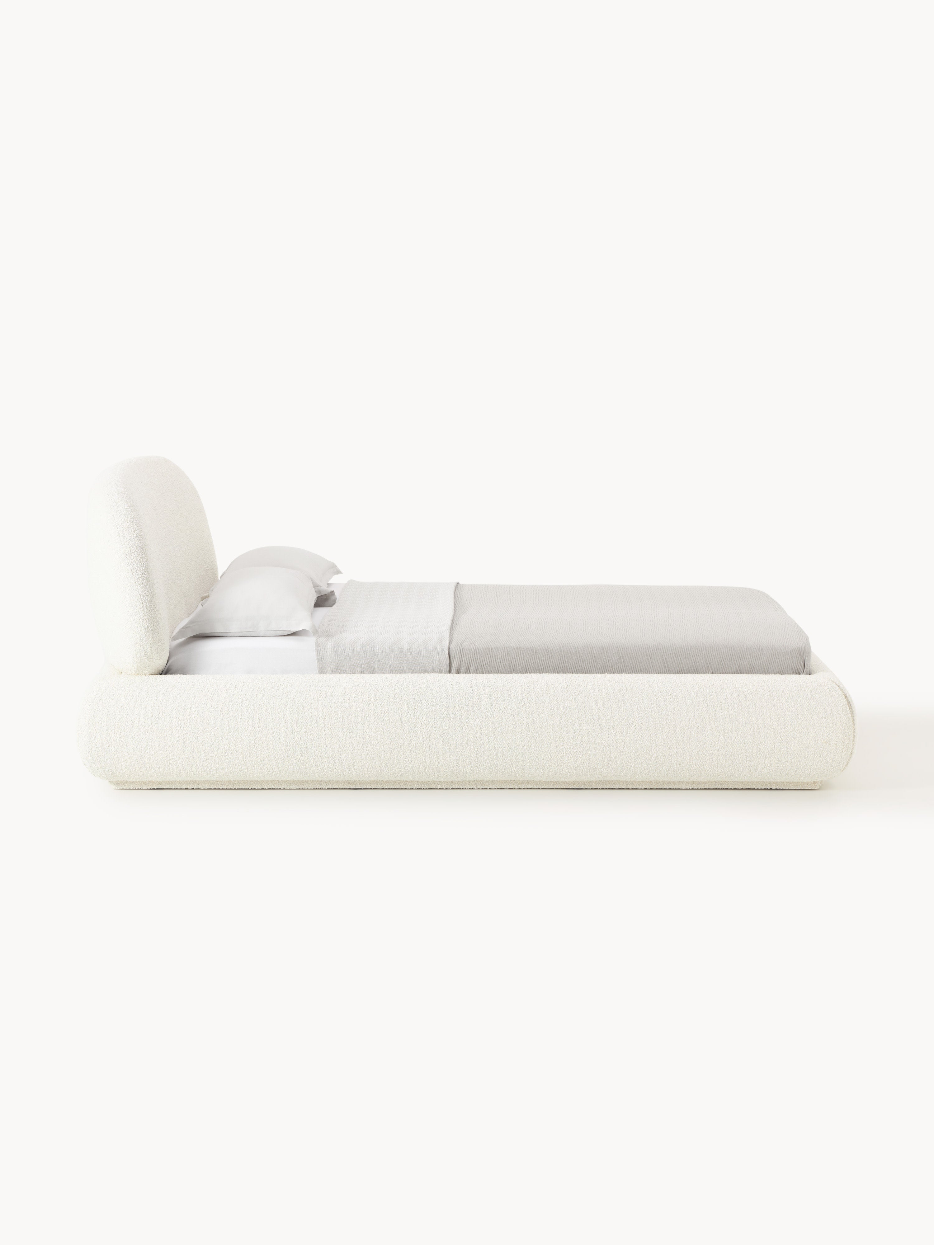 Alba Upholstered Bouclé Bed