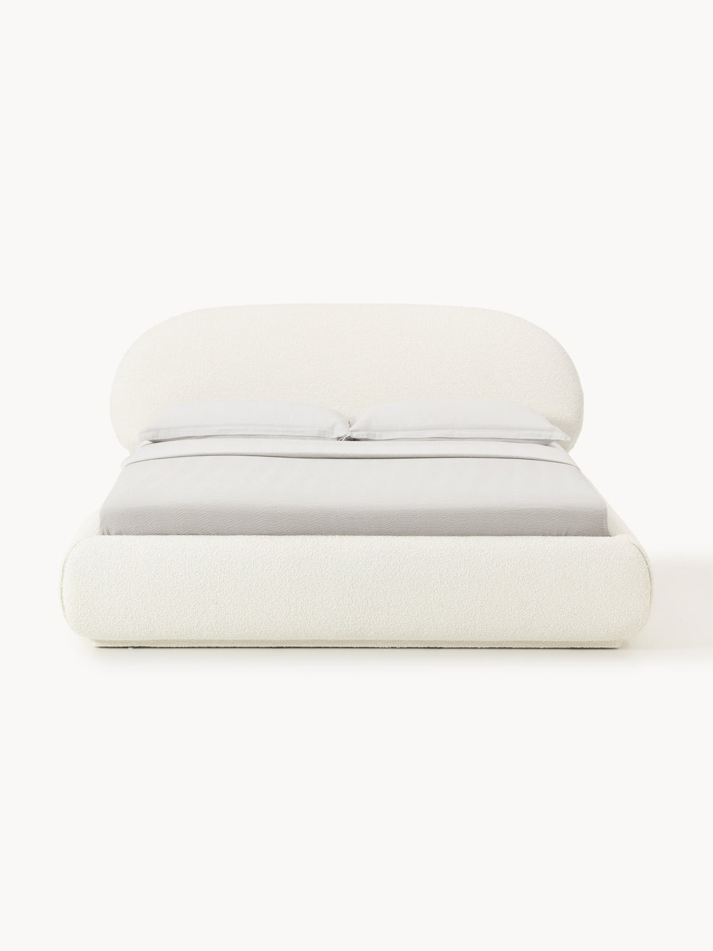 Alba Upholstered Bouclé Bed