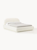 Gallery image 1 - Upholstered Bouclé Bed Alba