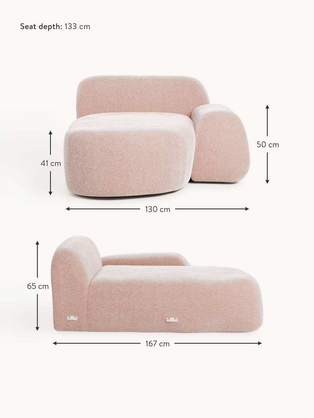 Wolke Chaise Corner Module