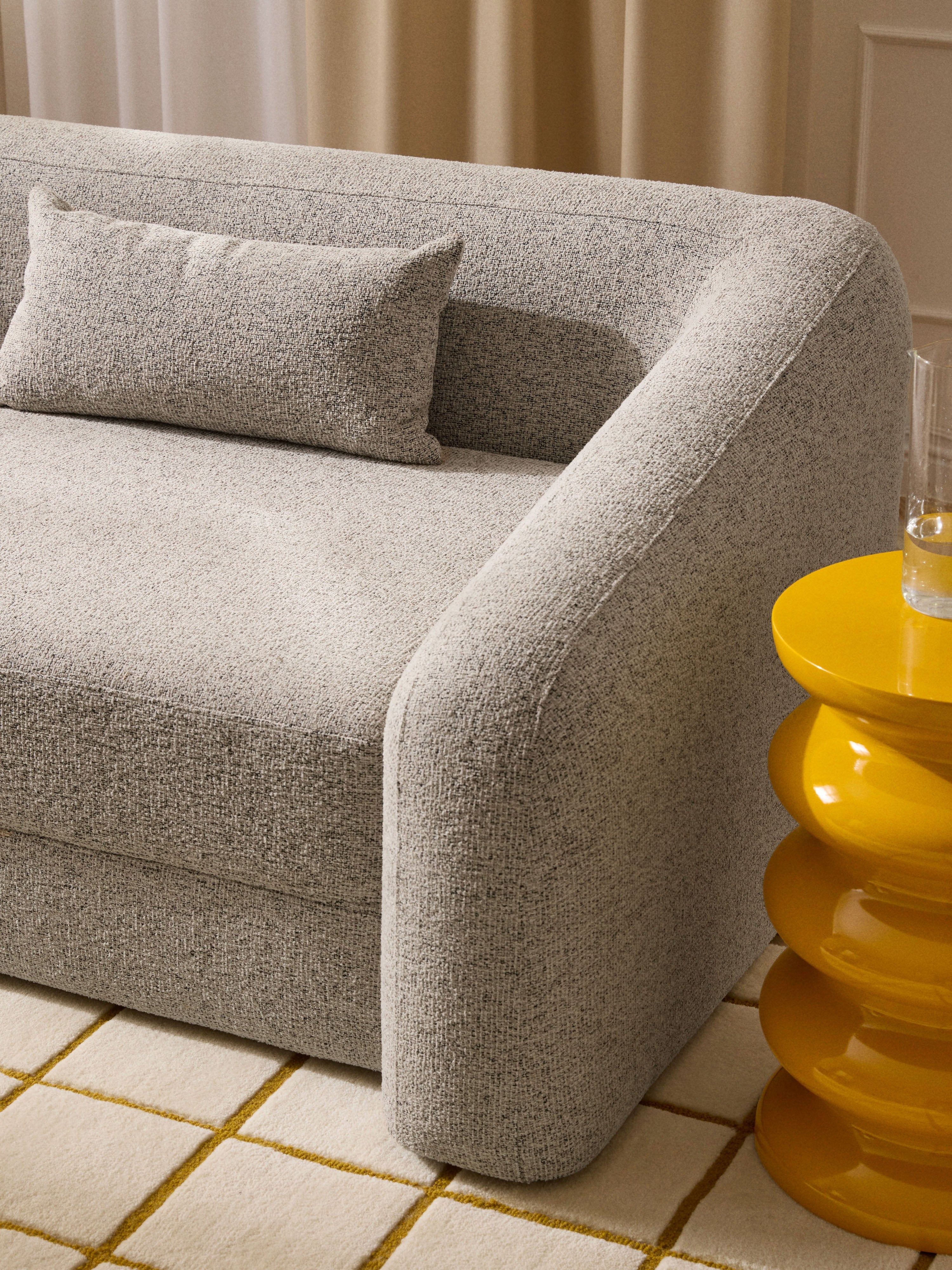 Eliot Bouclé Sofa Bed (3-seater)