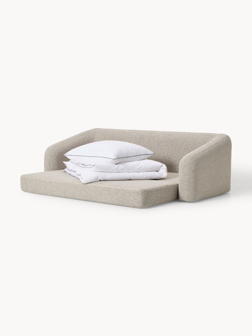 Eliot Bouclé Sofa Bed (3-seater)