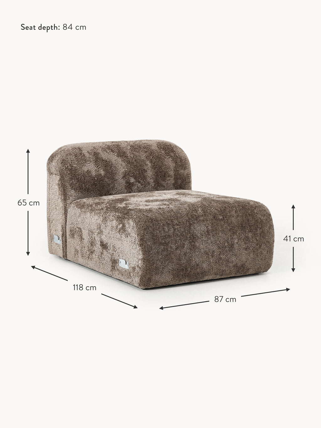 Wolke Teddy Bouclé Centre Module