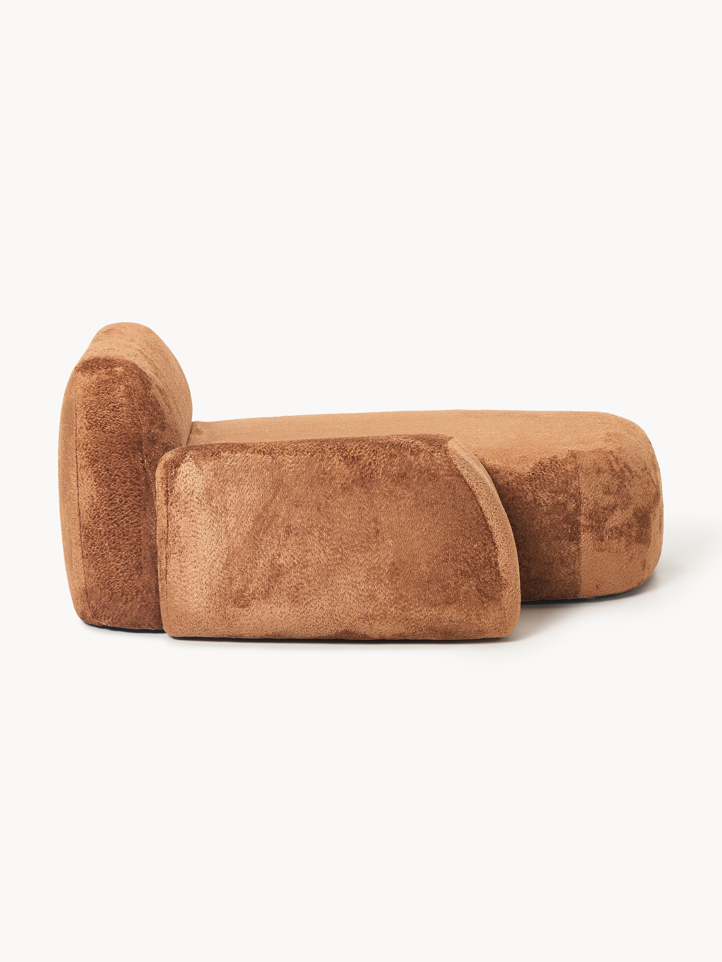 Wolke Teddy Bouclé Chaise Corner Module
