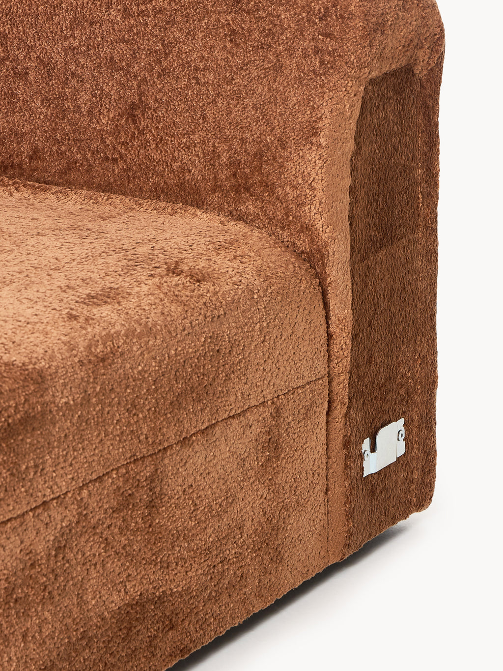 Wolke Teddy Bouclé Chaise Corner Module