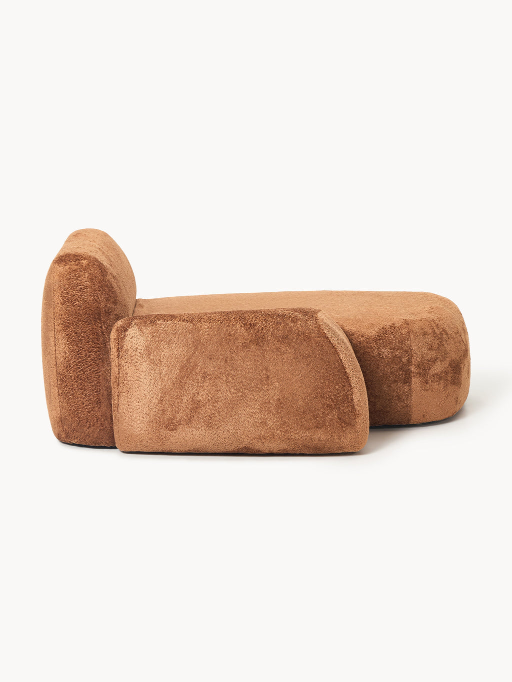 Wolke Teddy Bouclé Chaise Corner Module