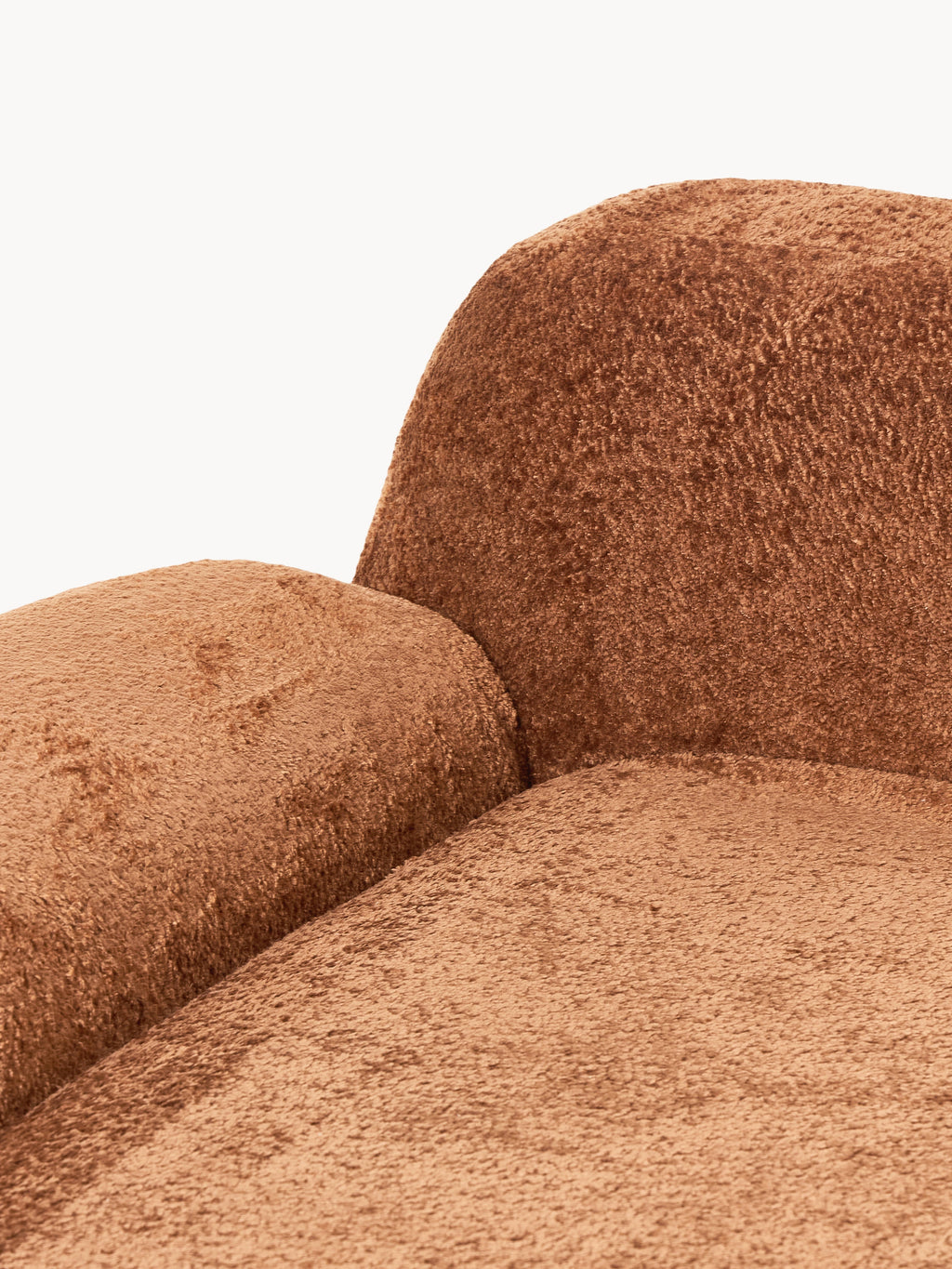 Wolke Teddy Bouclé Chaise Corner Module