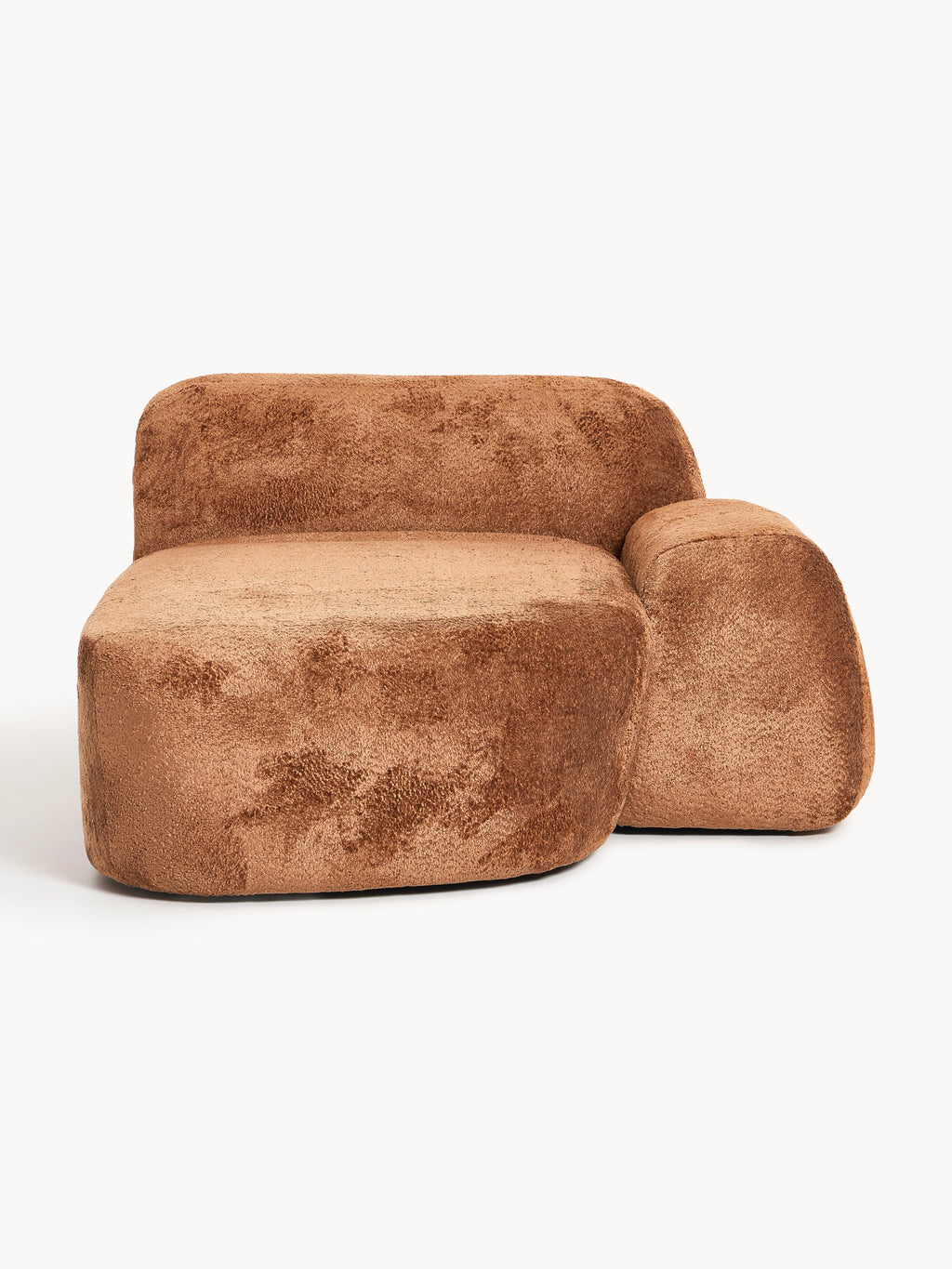 Wolke Teddy Bouclé Chaise Corner Module