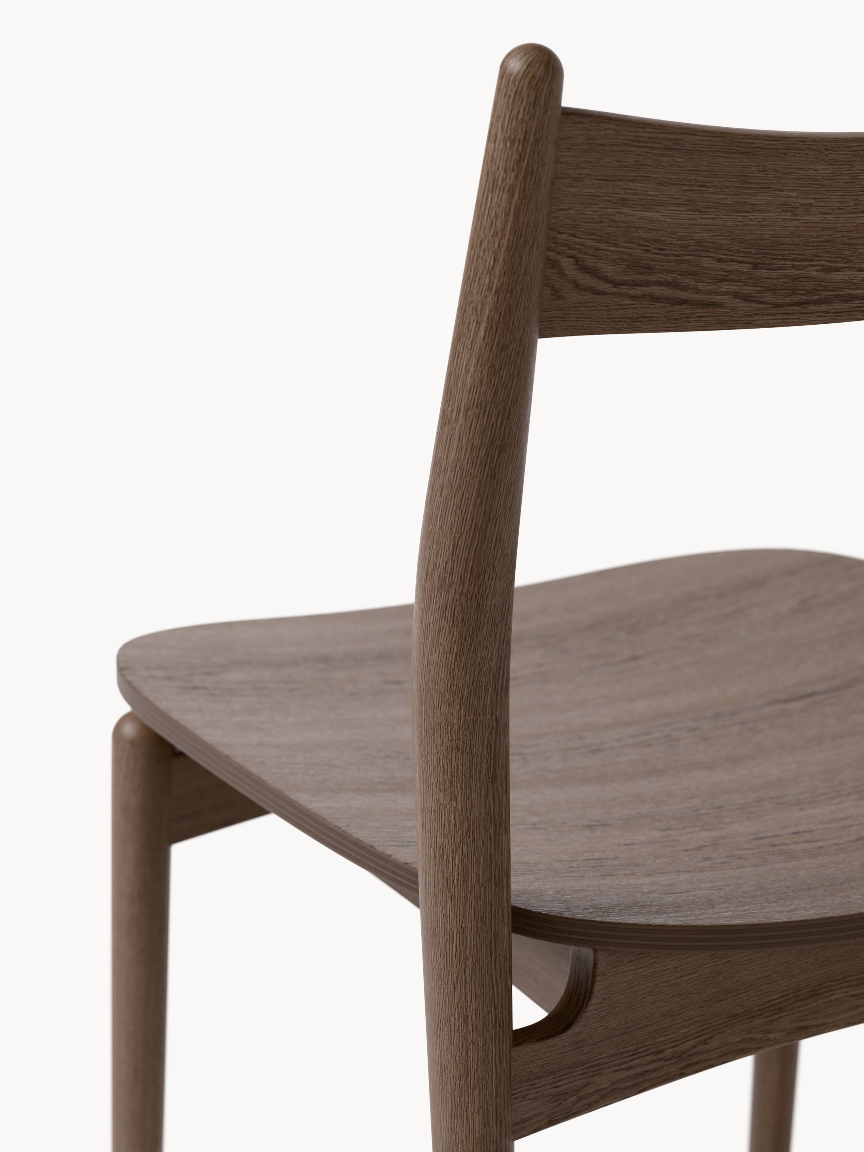 Koa Ash Wood Dining Chair