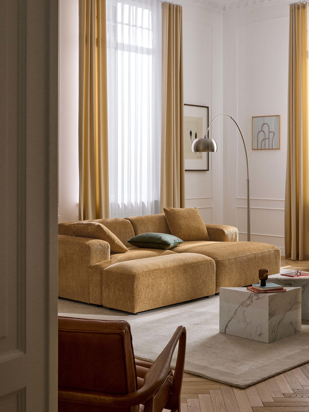 Melva Corner Sofa (3-seater)