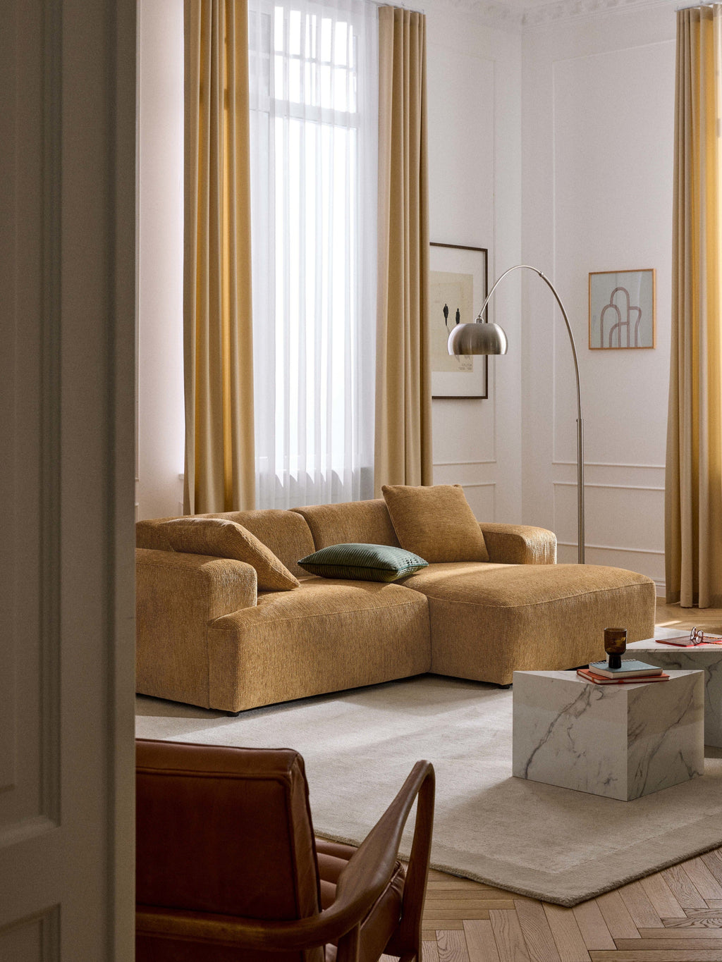 Melva Corner Sofa (3-seater)