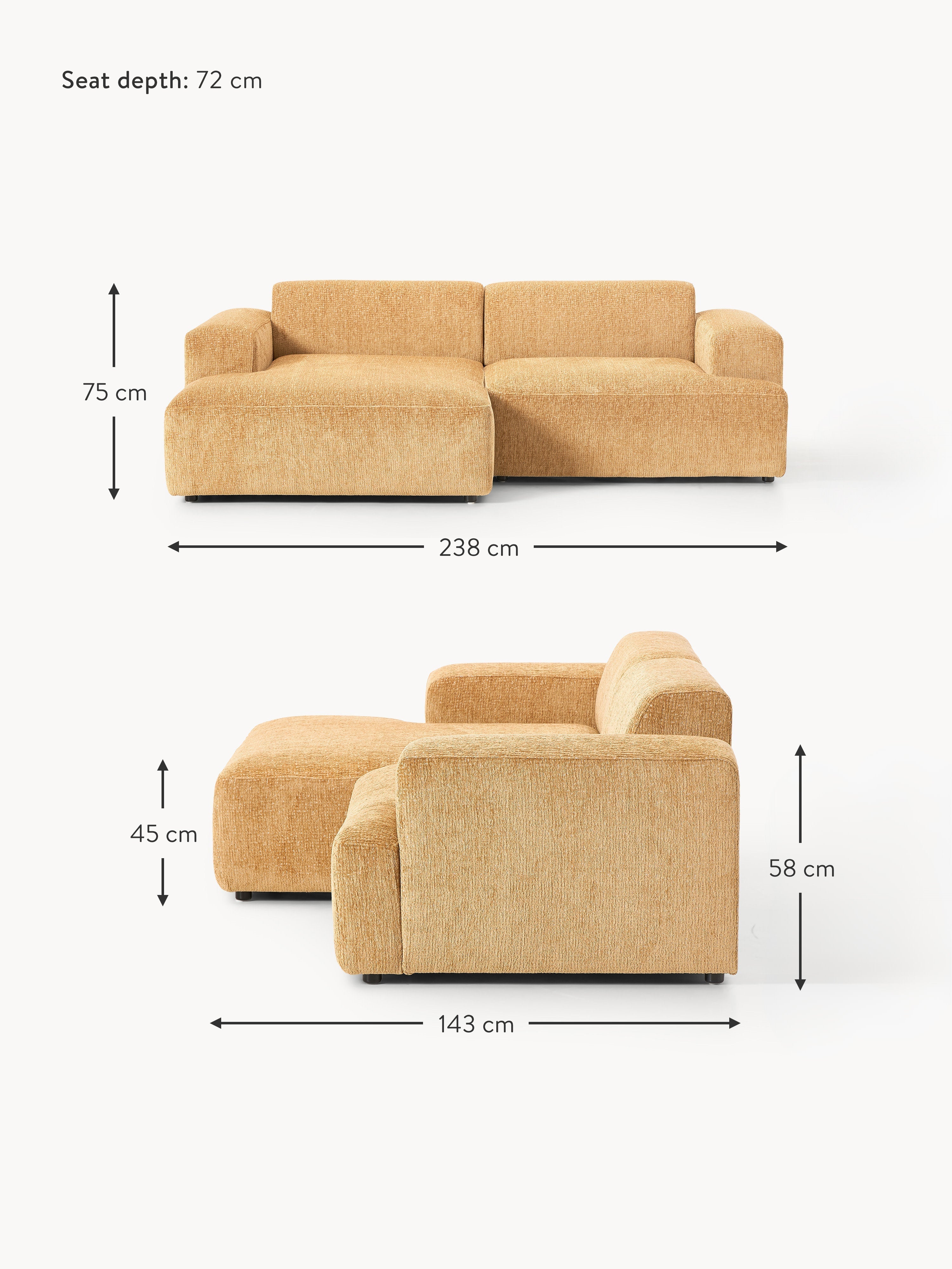 Melva Corner Sofa (3-seater)