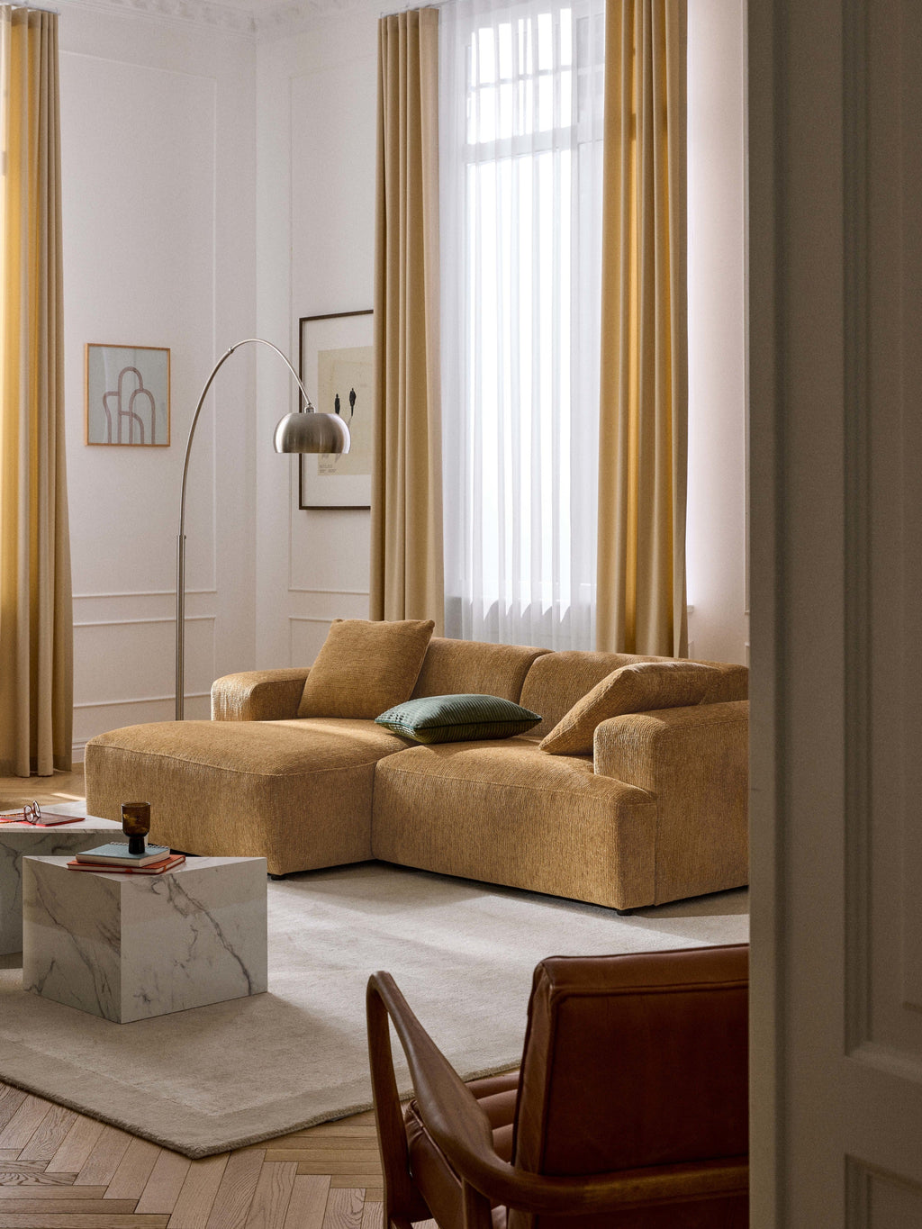 Melva Corner Sofa (3-seater)