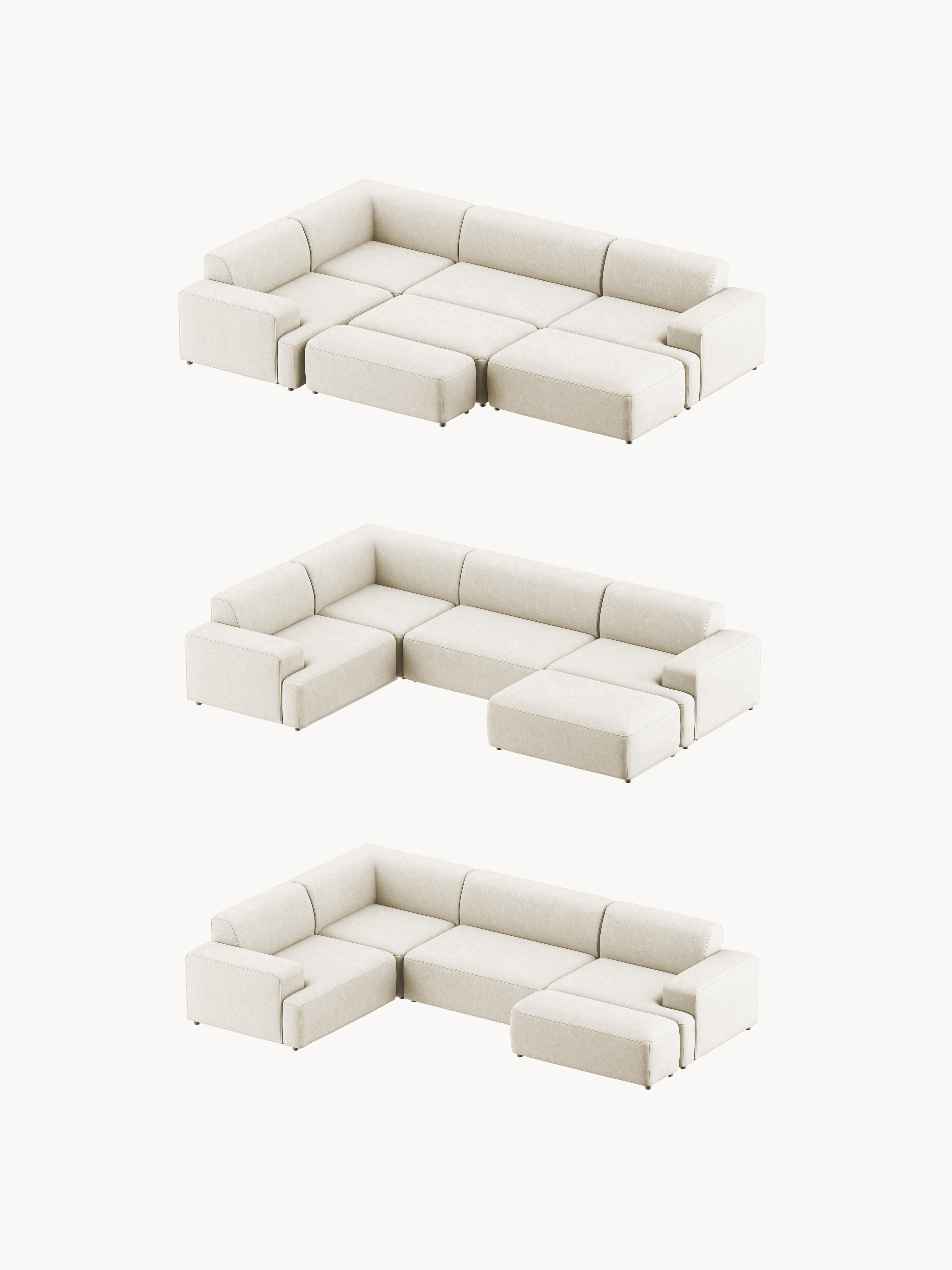 Melva Large Corner Sofa (4-seater)