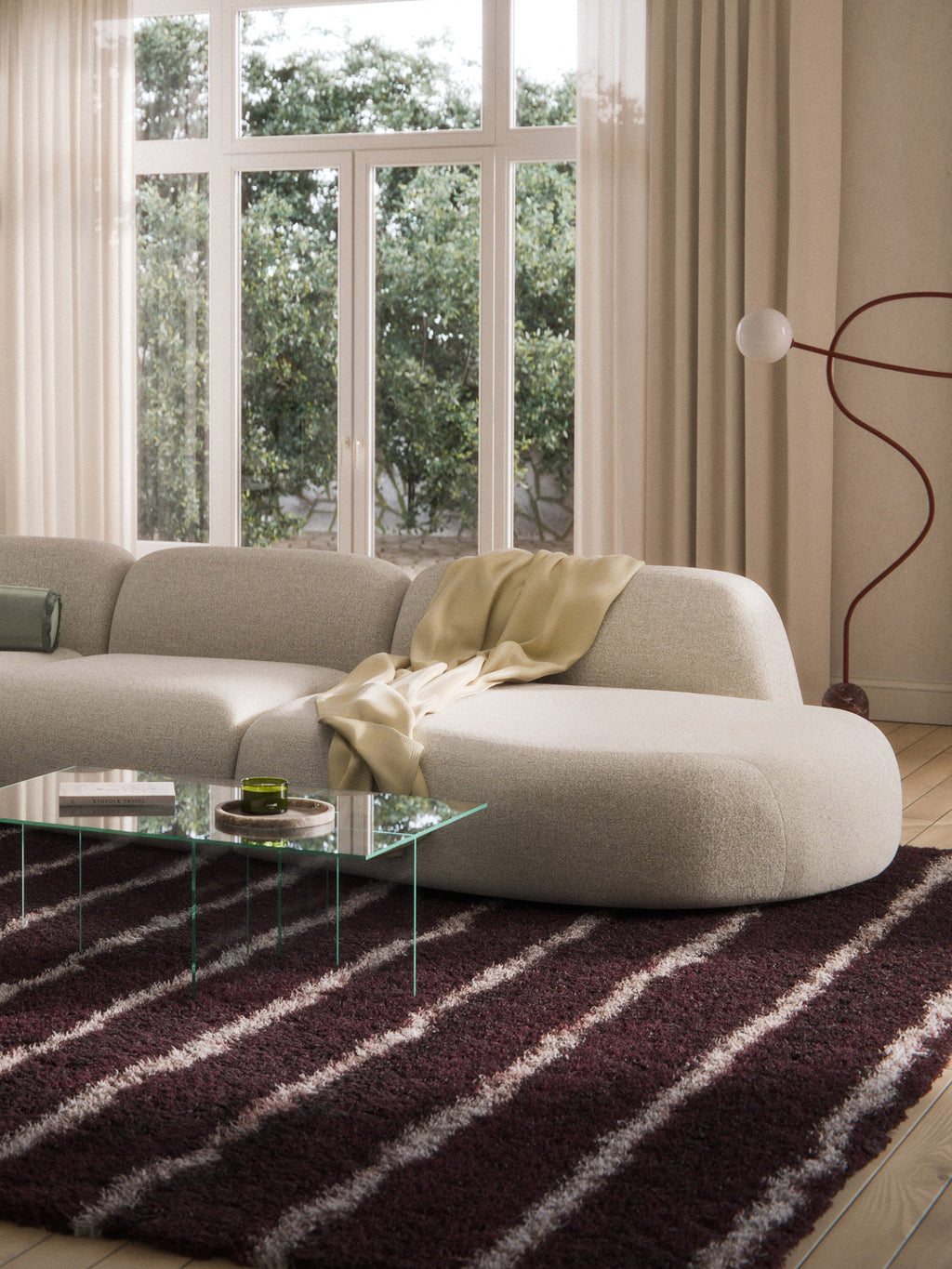 Wolke Bouclé Chaise Module