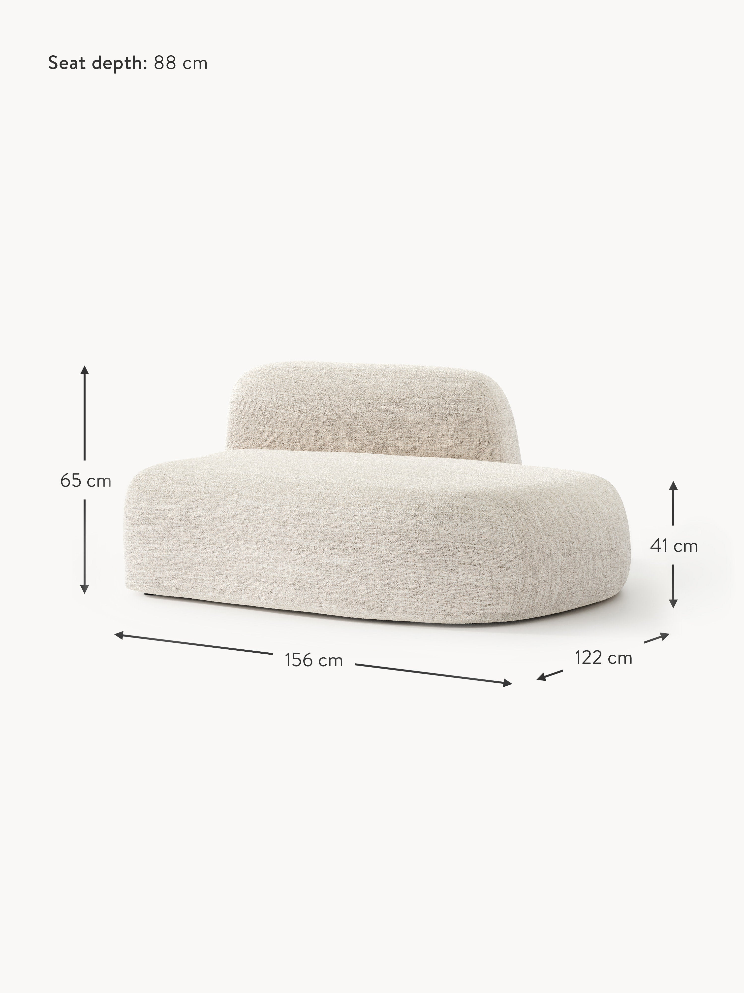 Wolke Bouclé Chaise Module