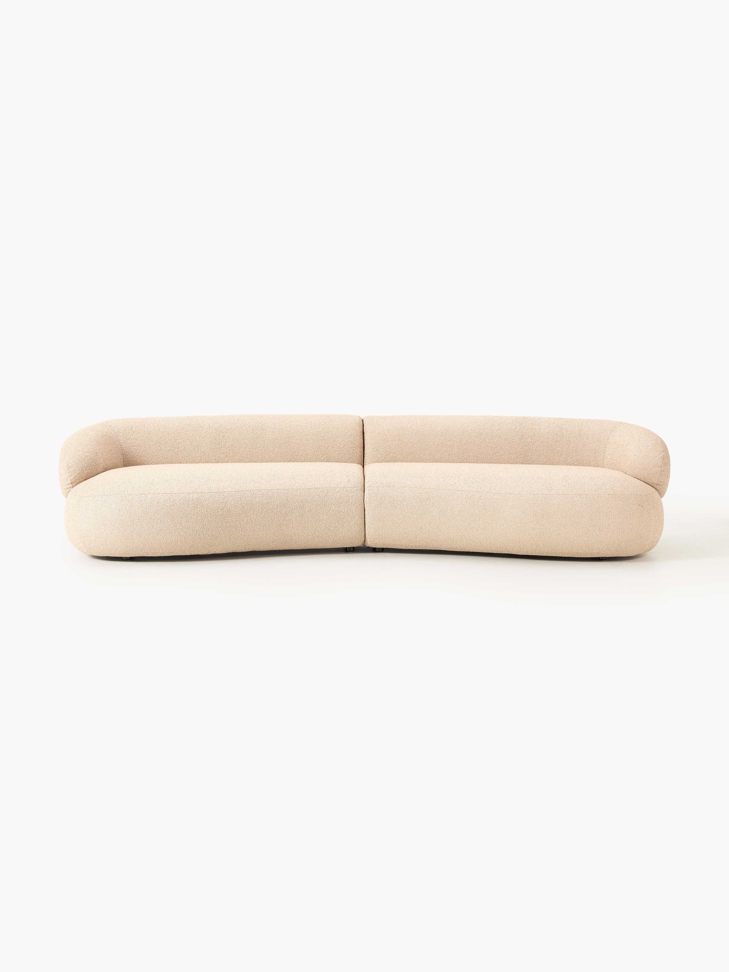 Alba Bouclé Sofa (4-seater)
