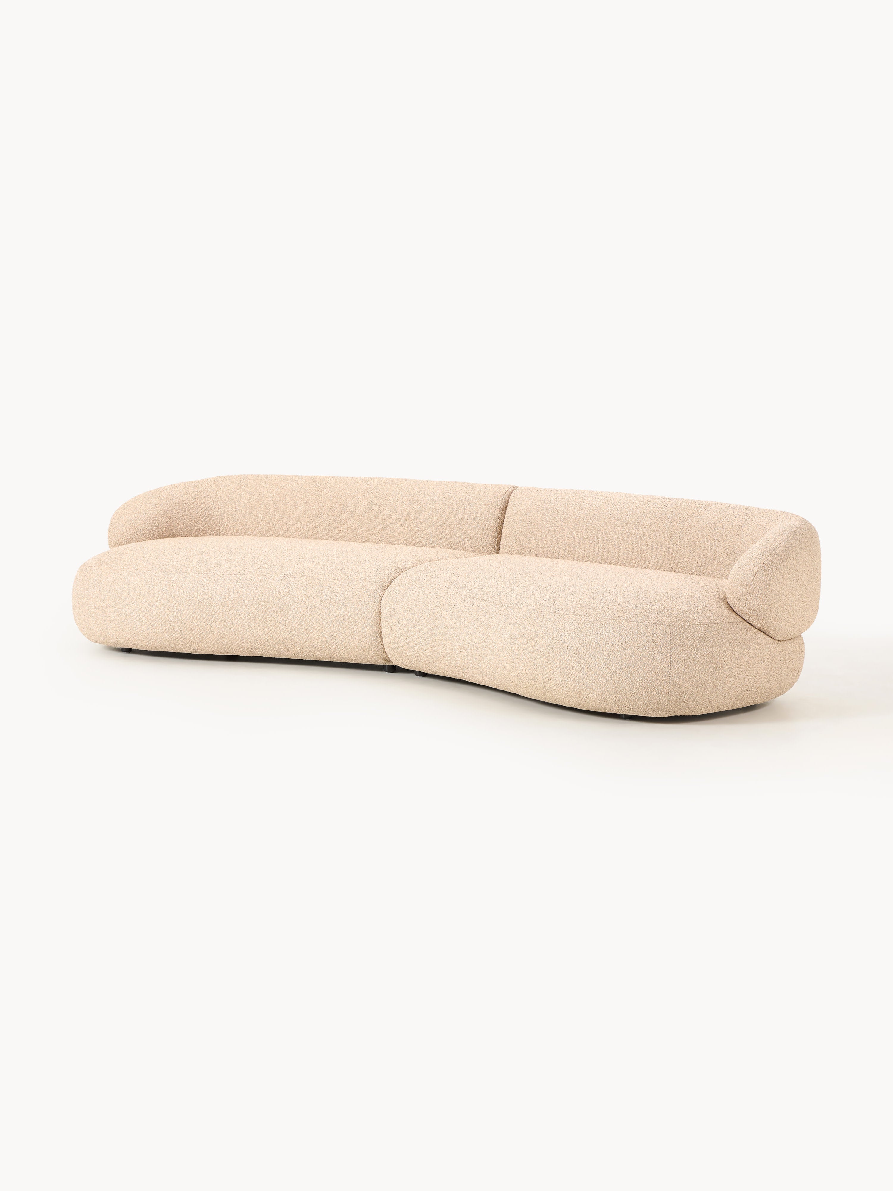 Alba Bouclé Sofa (4-seater)