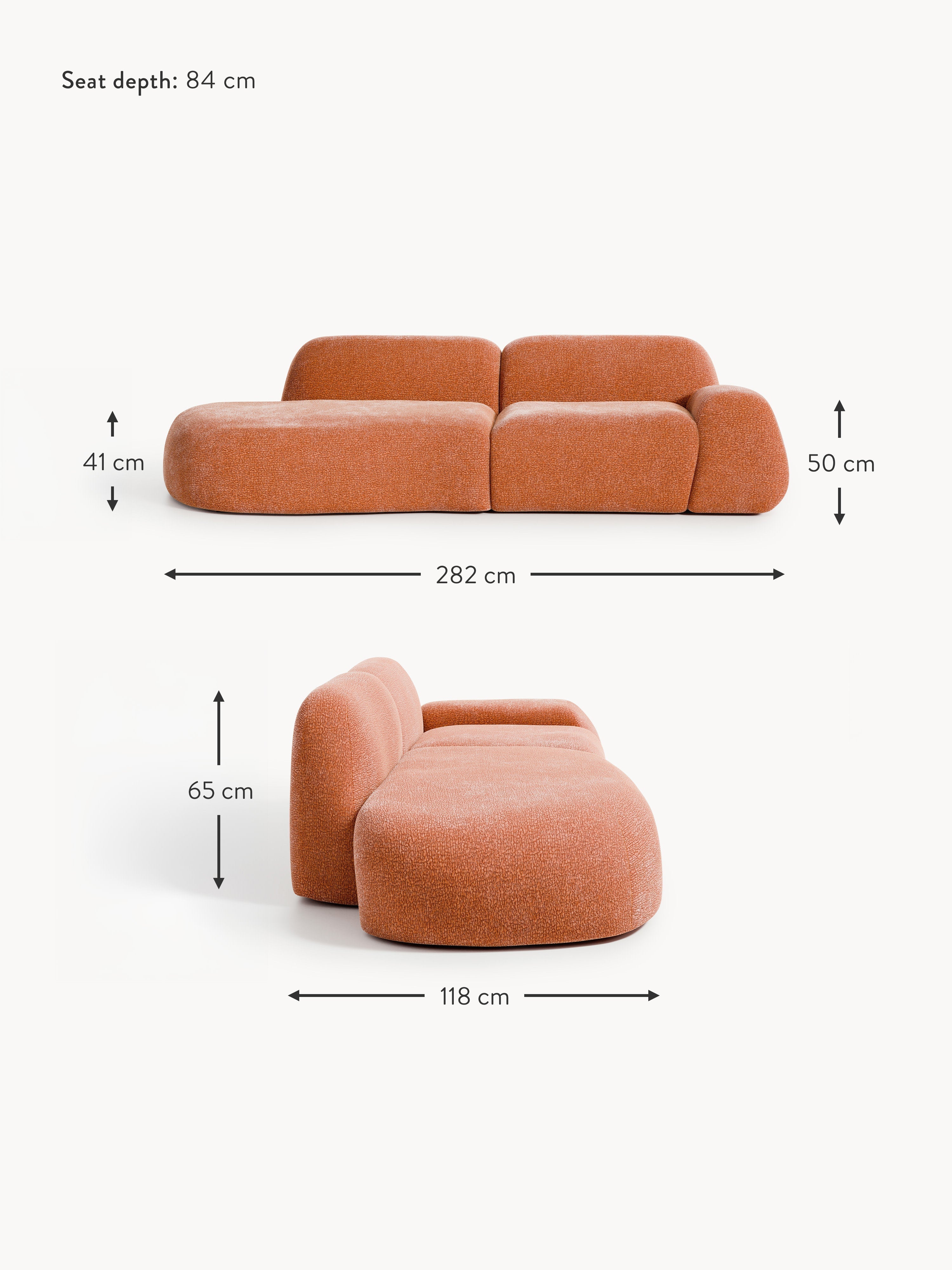 Wolke Modular Chaise (3-seater)
