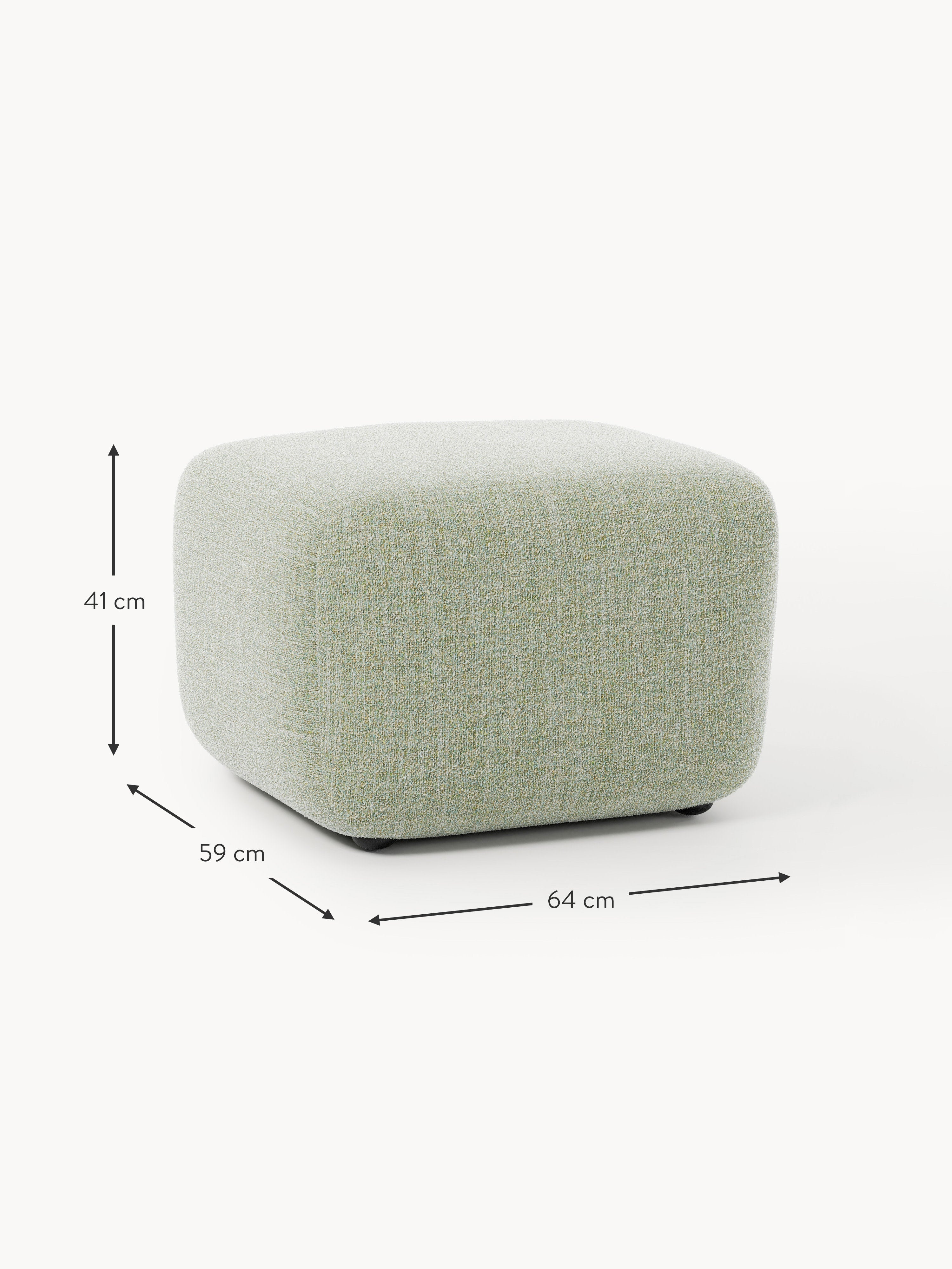 Wolke Bouclé Ottoman