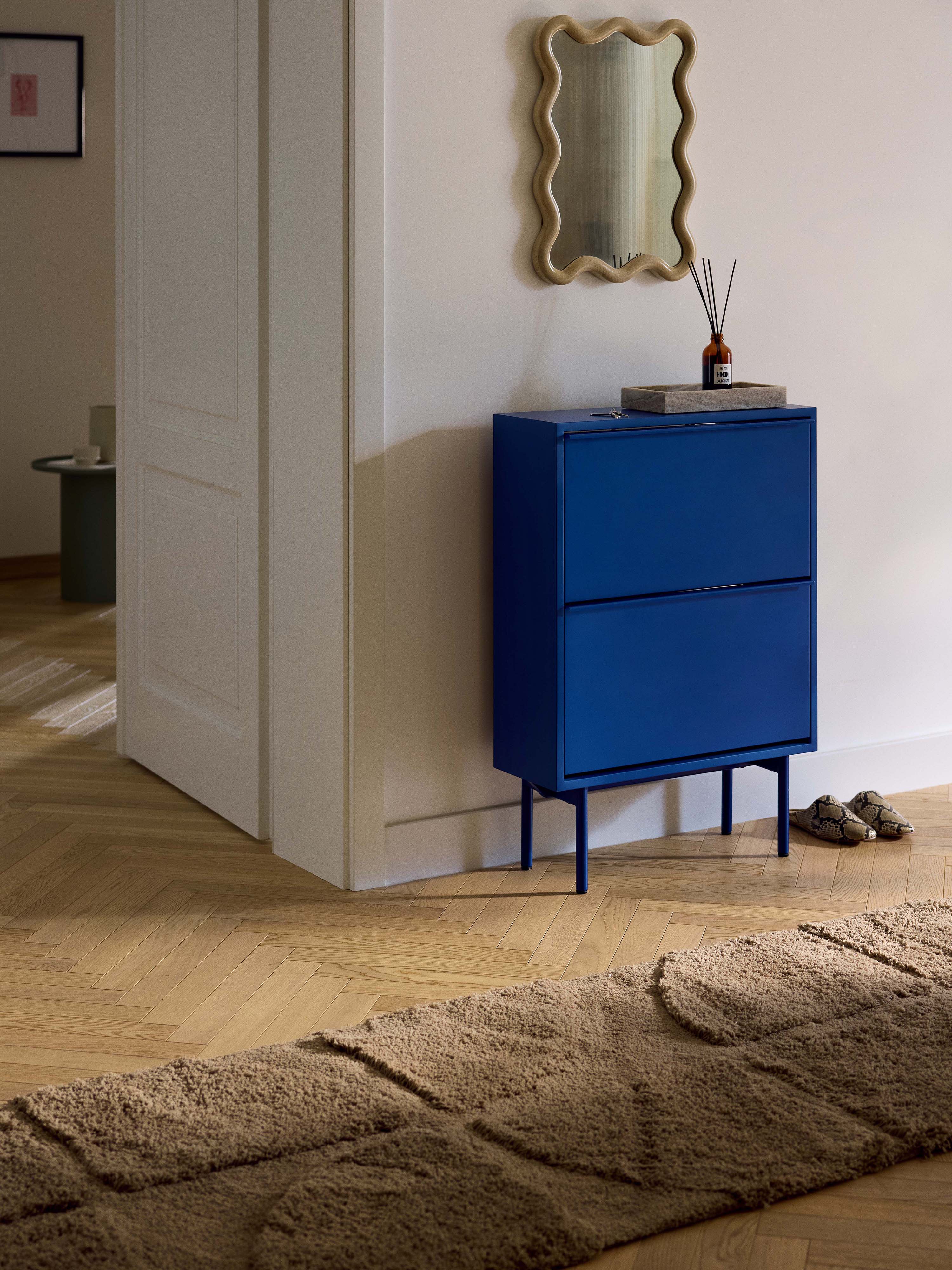 Elona Fold Out Shoe Cupboard