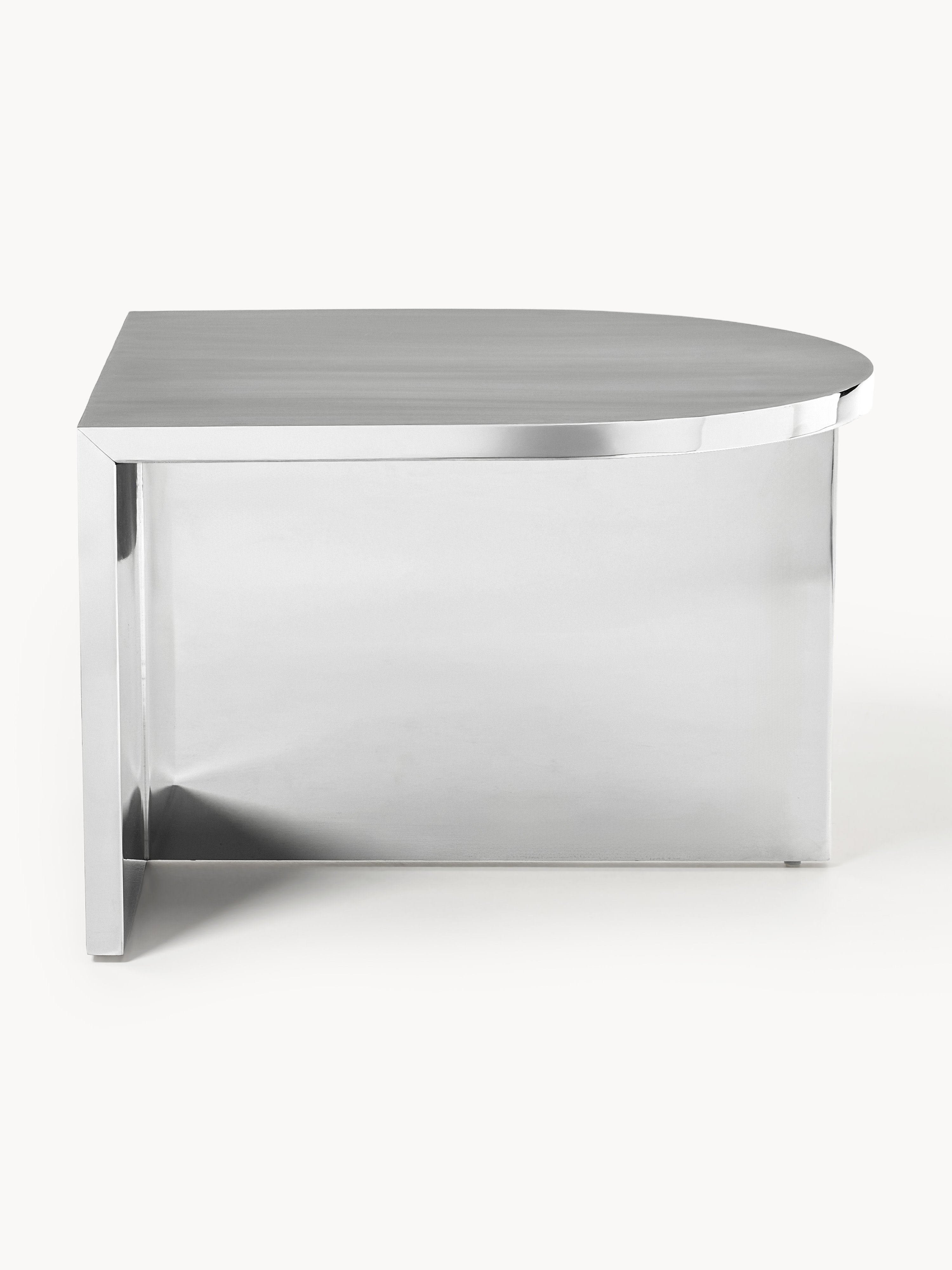 Leander Oval Metal Coffee Table