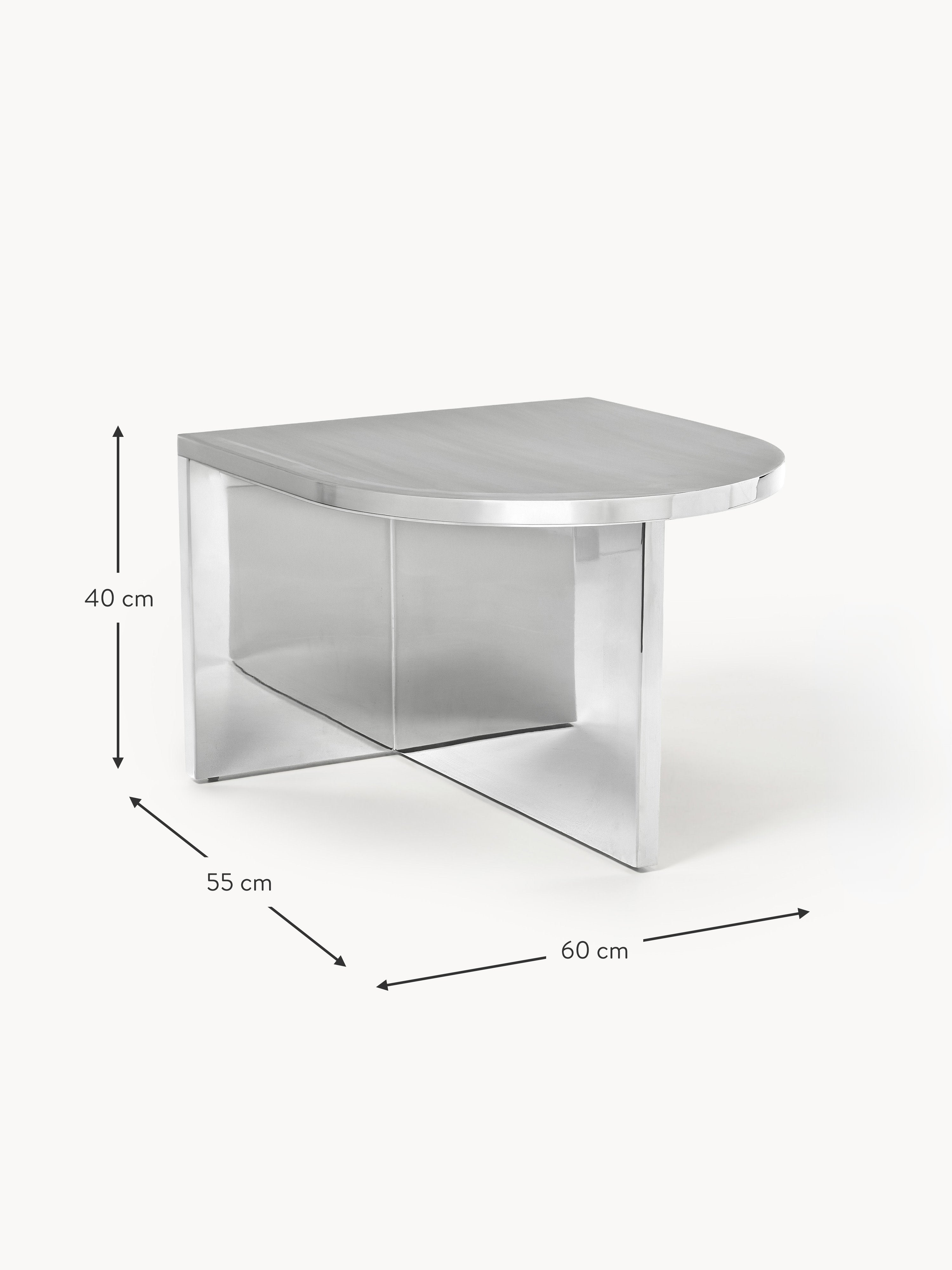 Leander Oval Metal Coffee Table
