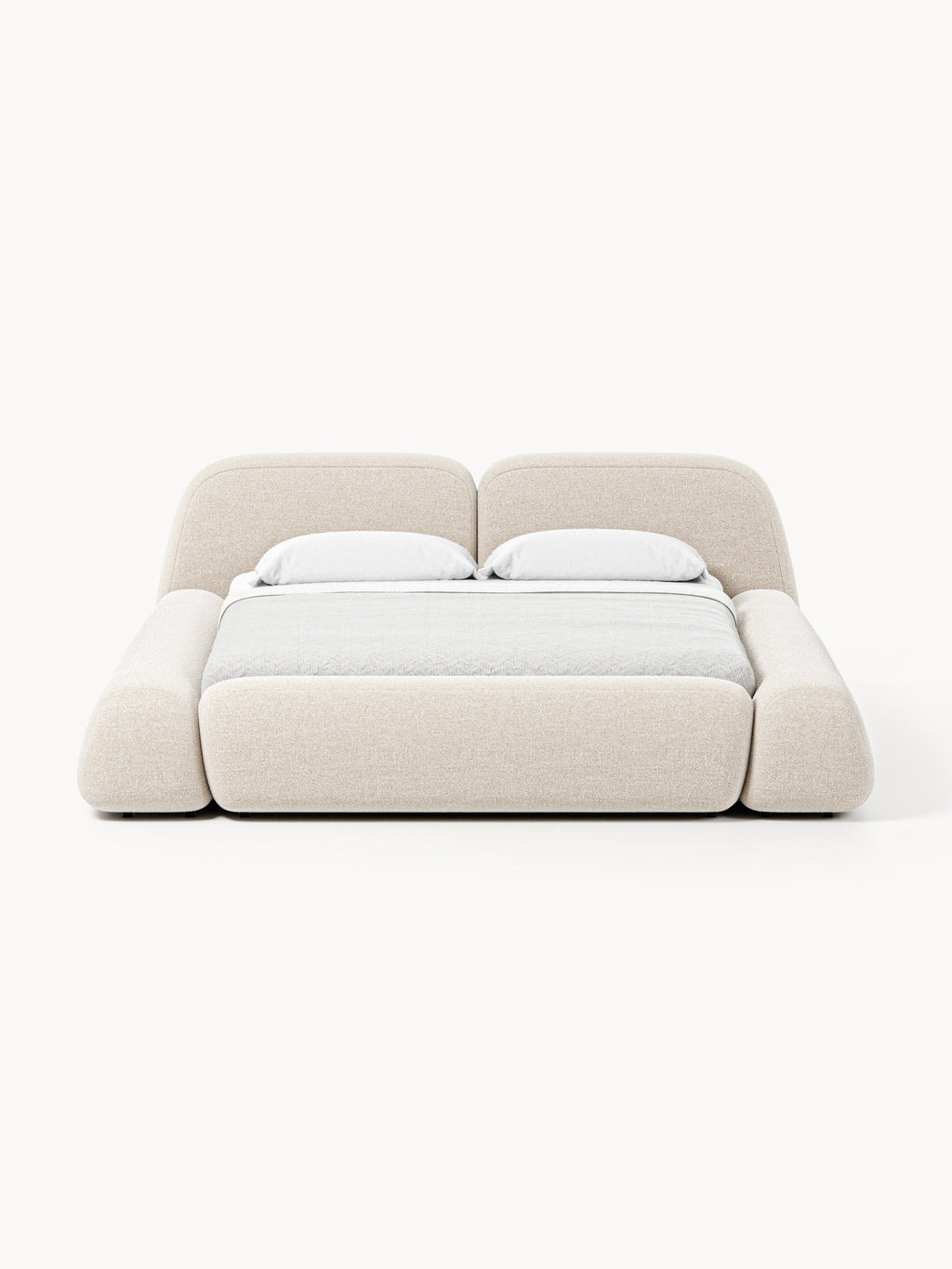 Wolke Upholstered Bouclé Bed