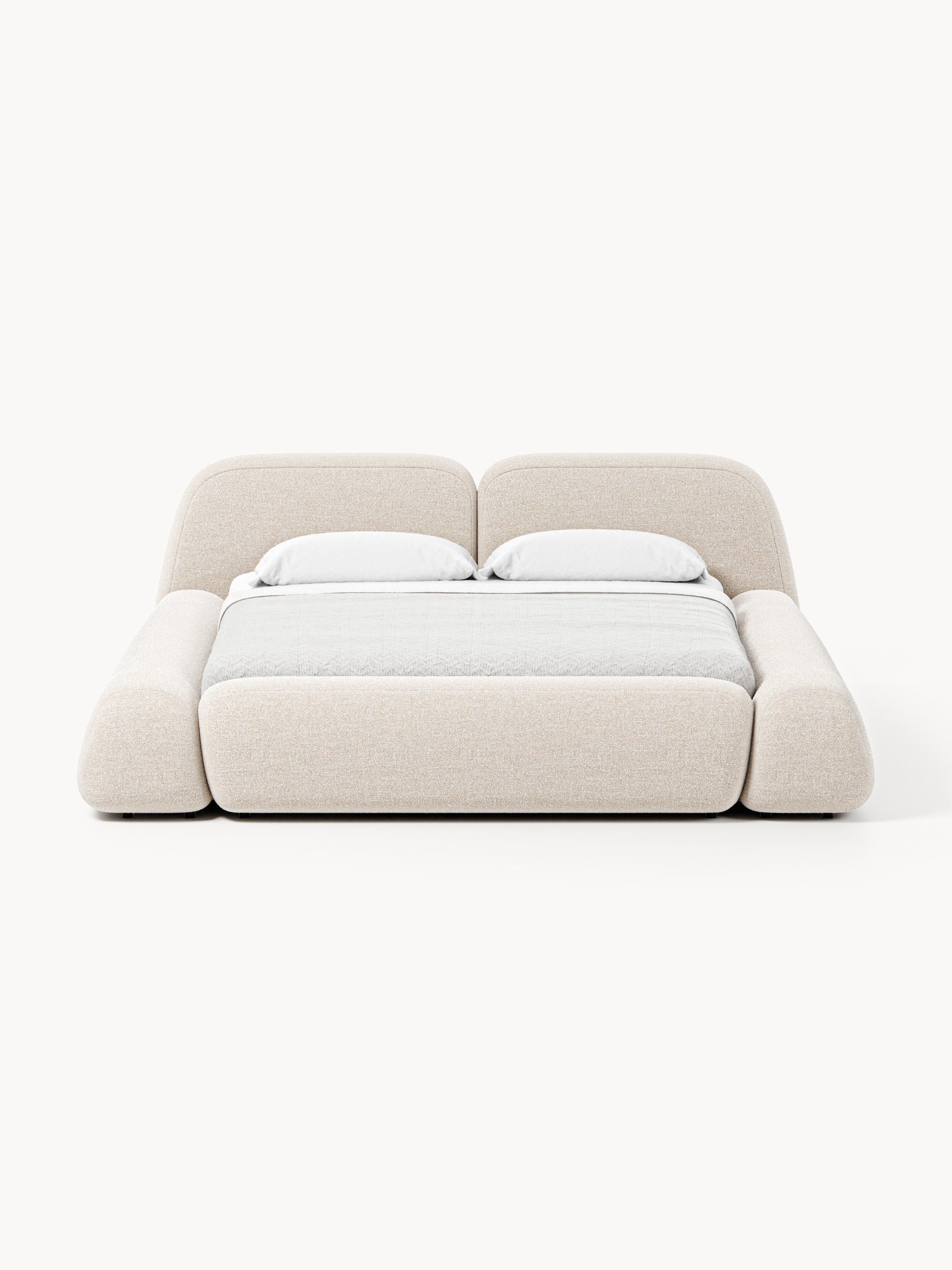 Wolke Upholstered Bouclé Bed