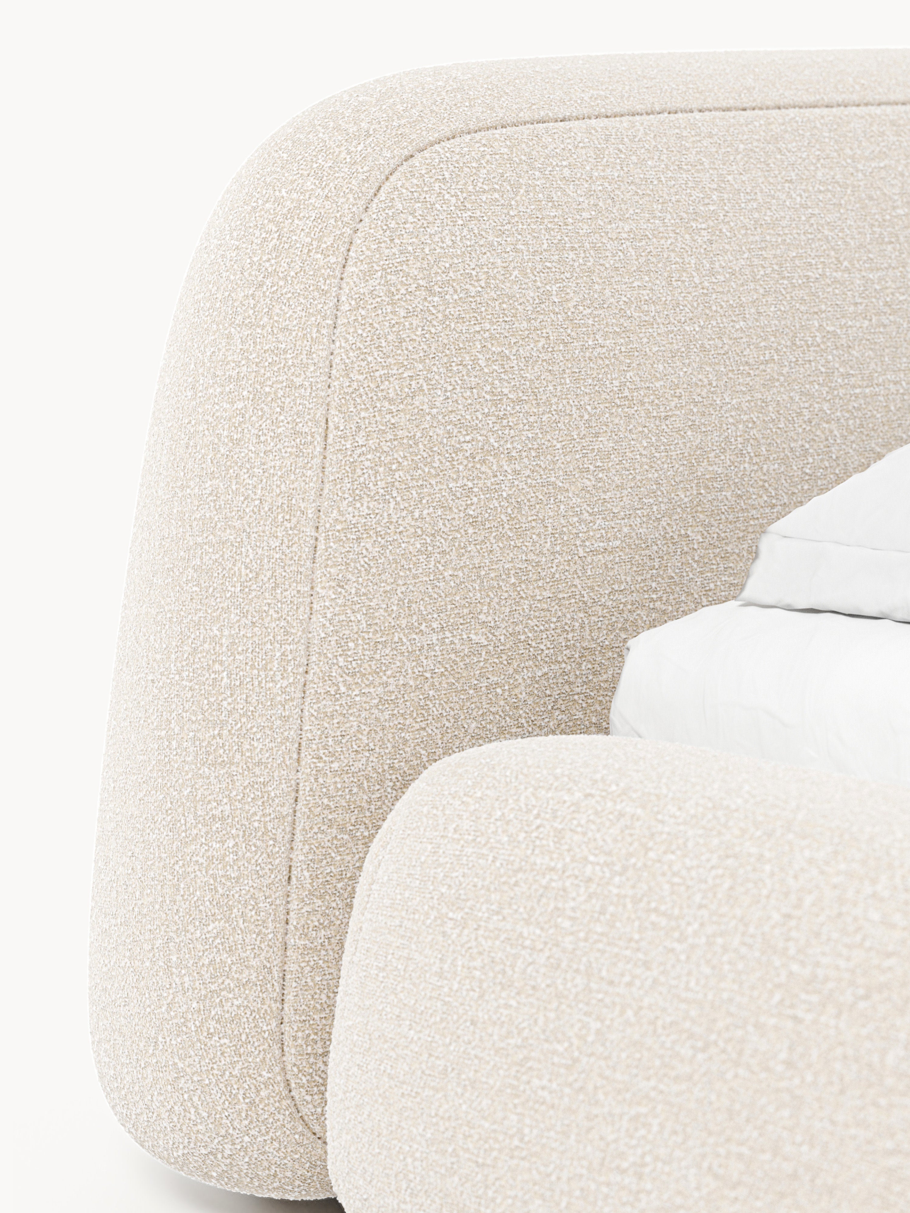 Wolke Upholstered Bouclé Bed