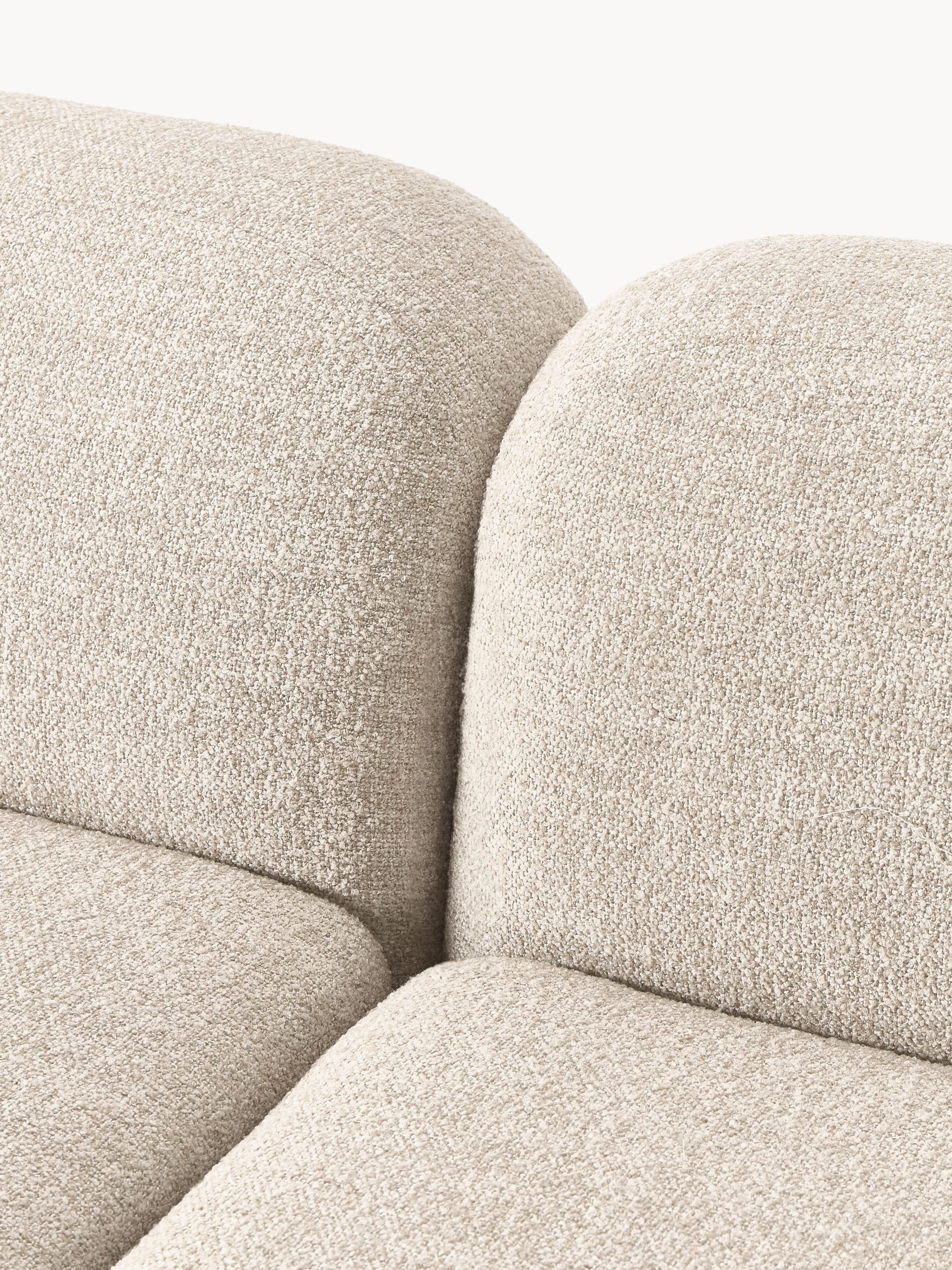 Wolke XL Modular Bouclé Corner Sofa with Chaise End