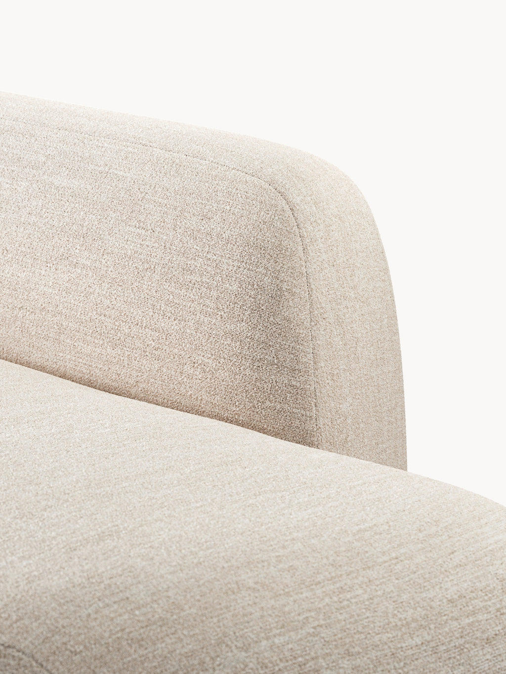 Wolke XL Modular Bouclé Corner Sofa with Chaise End