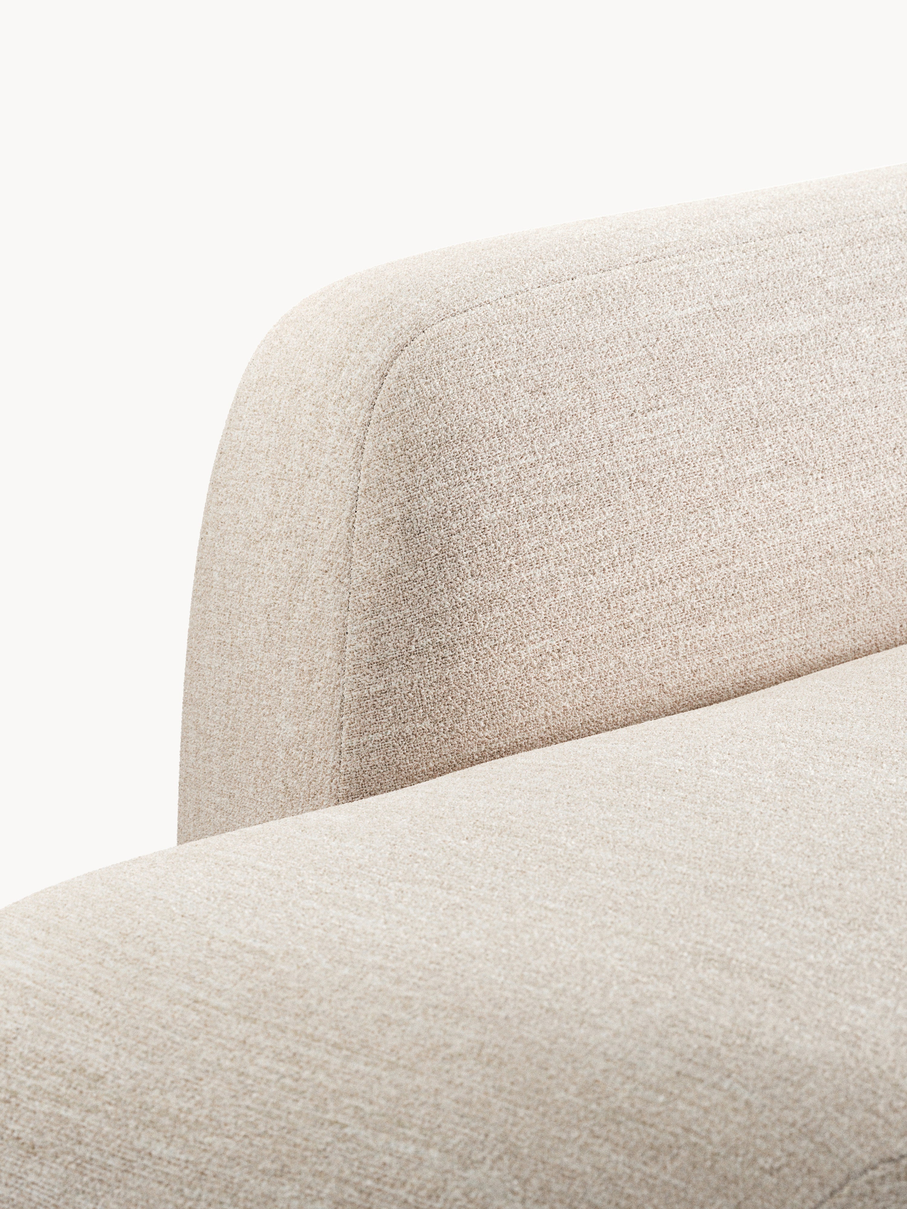 Wolke XL Modular Bouclé Corner Sofa with Chaise End