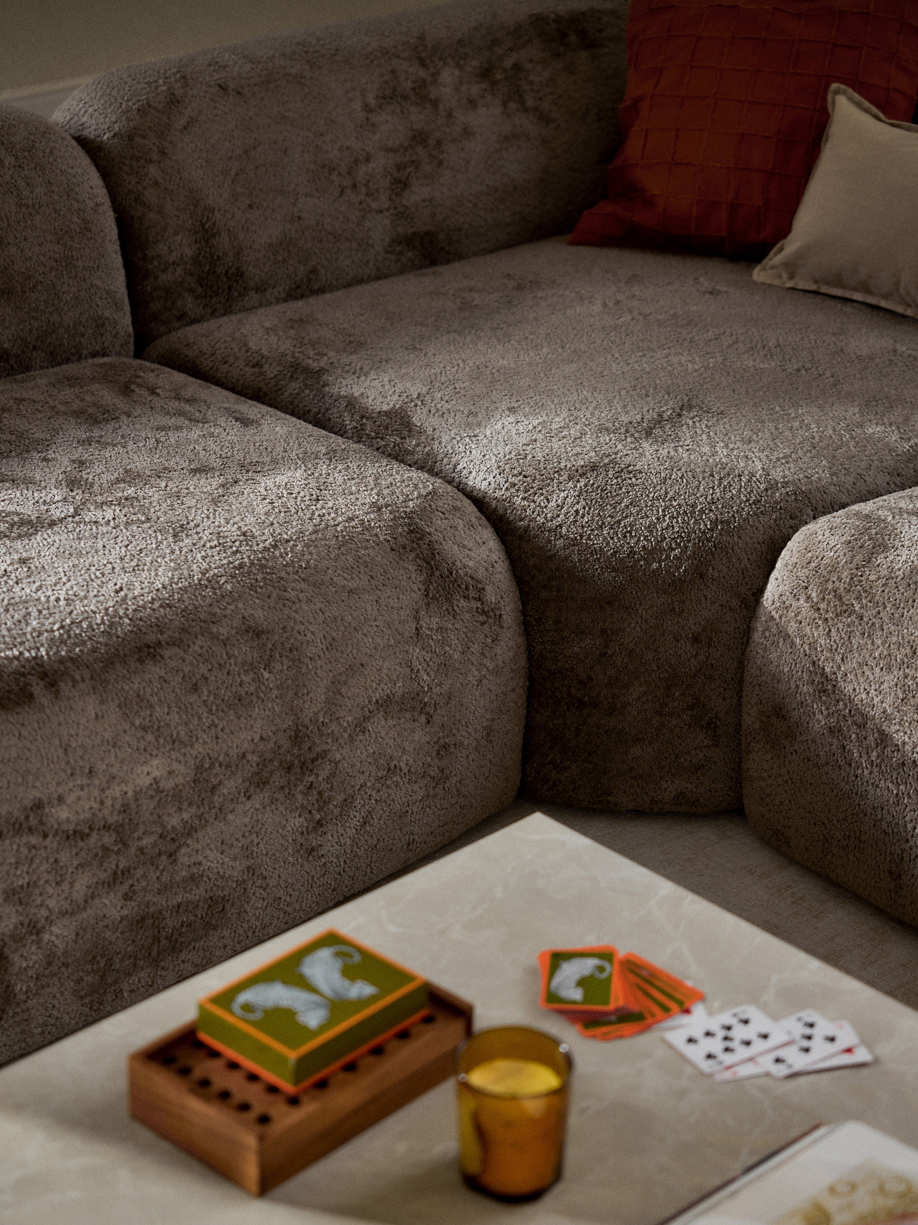 Wolke XL Modular Teddy Bouclé Sofa