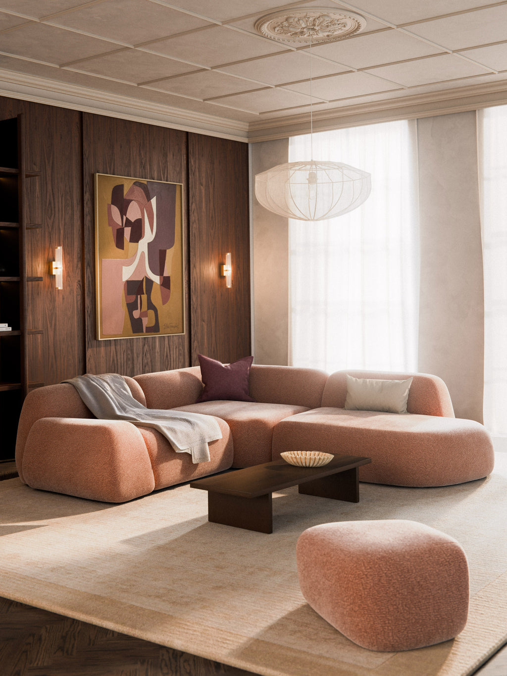 Wolke Modular Corner Sofa (4-seater) with Chaise End