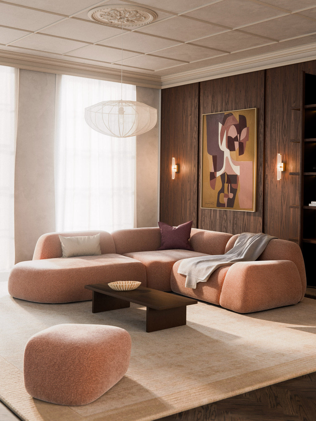 Wolke Modular Corner Sofa (4-seater) with Chaise End