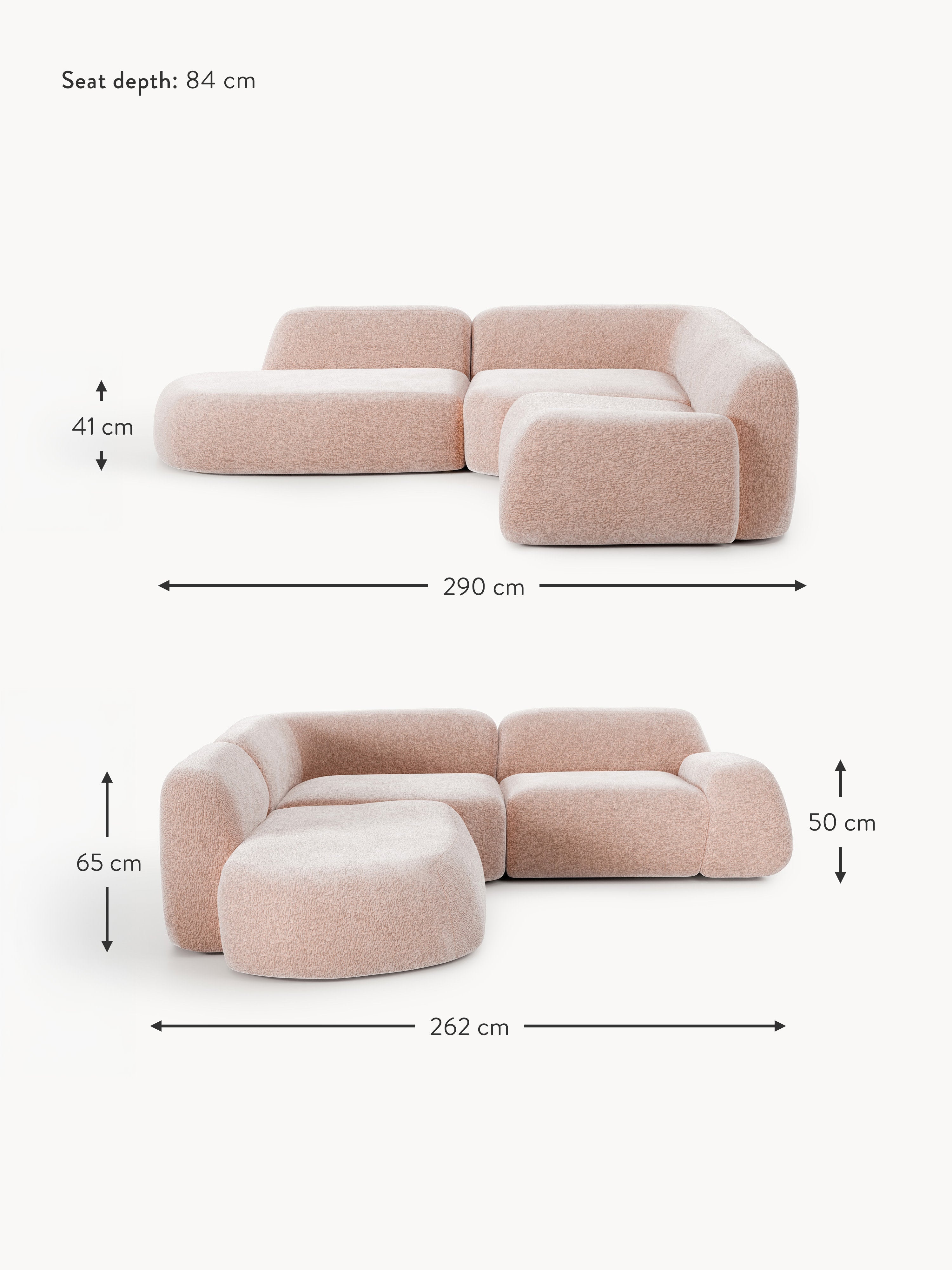 Wolke Modular Corner Sofa (4-seater) with Chaise End