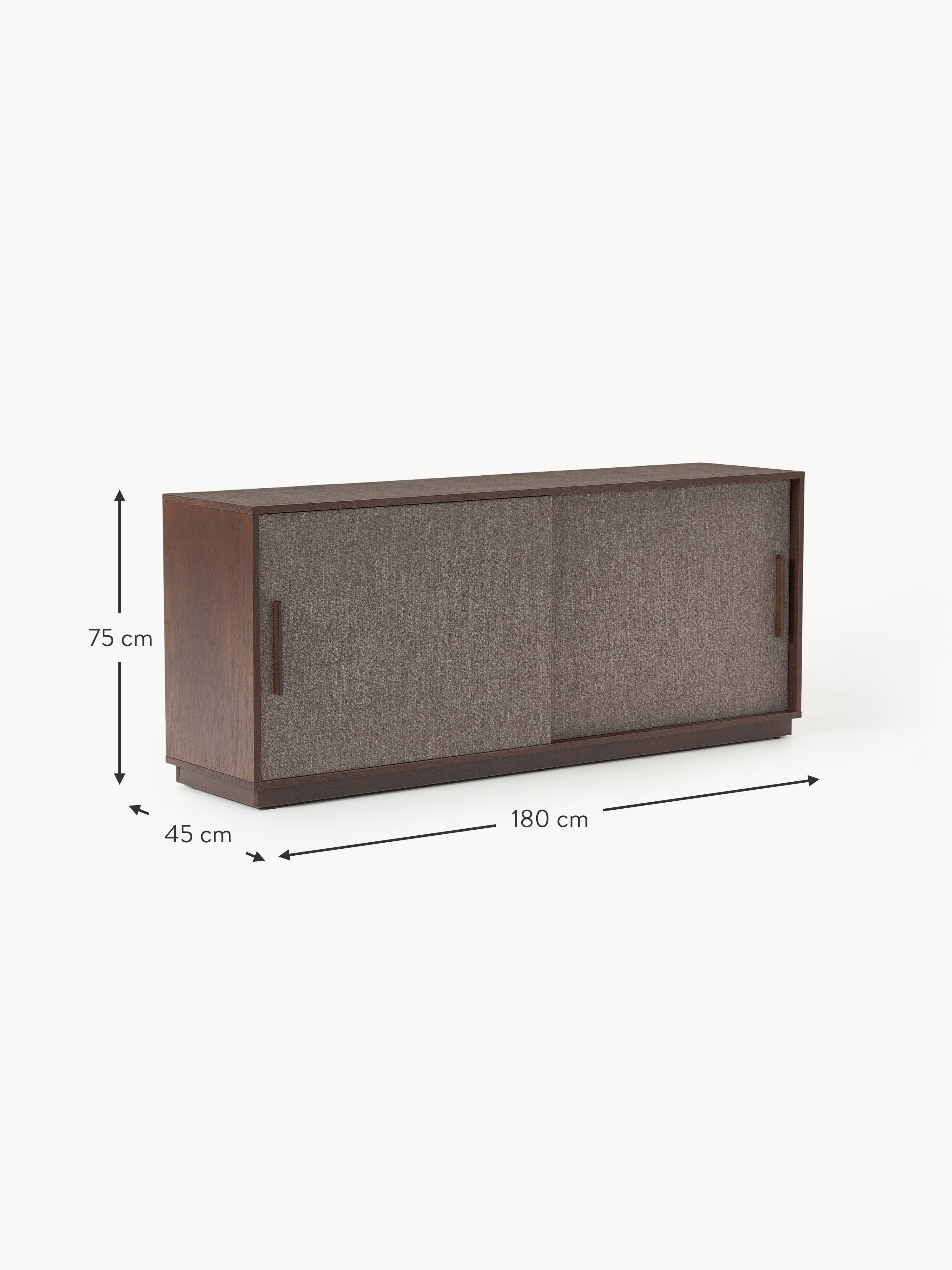 Wisp Wooden Sideboard with Upholstered Front