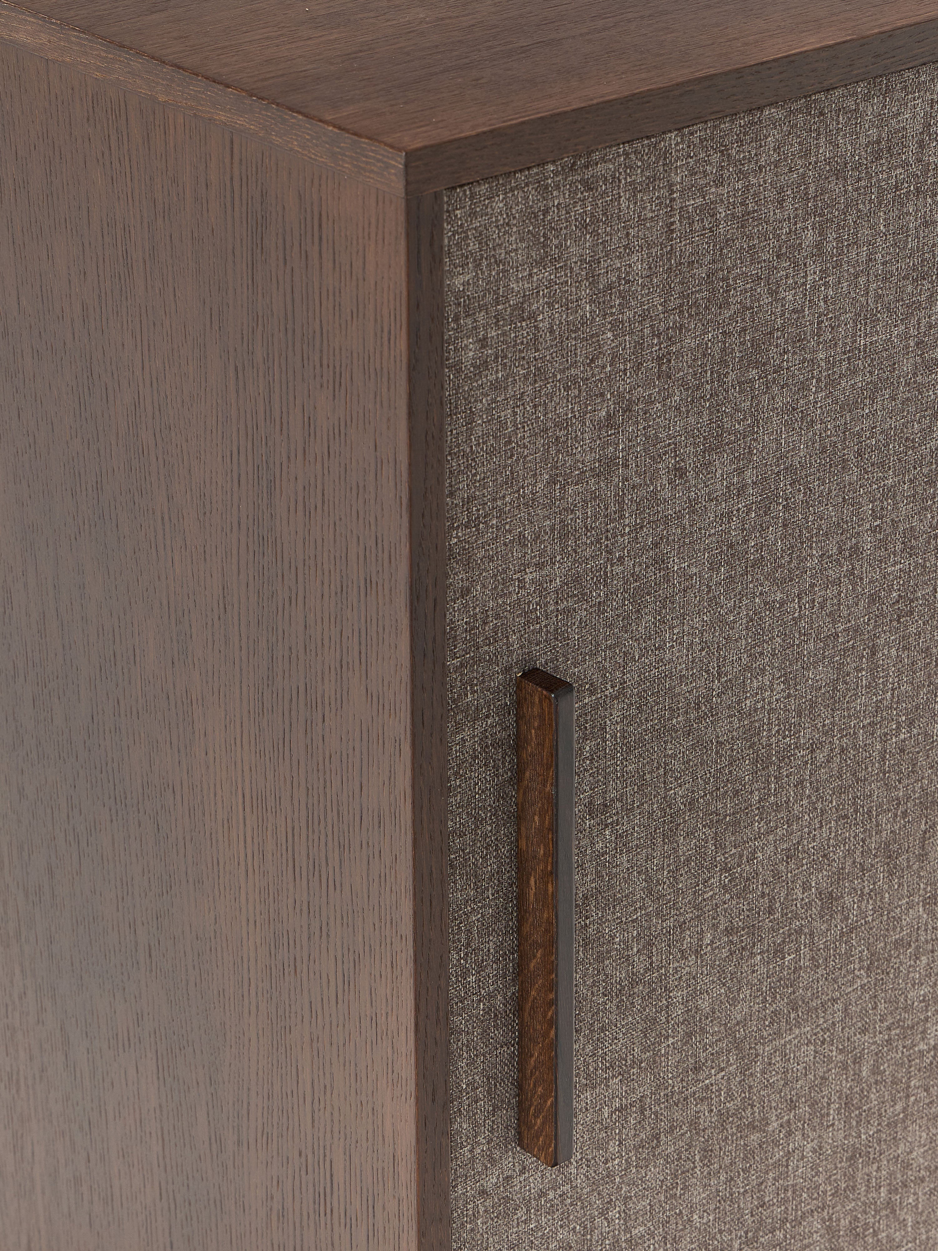 Wisp Wooden Sideboard with Upholstered Front