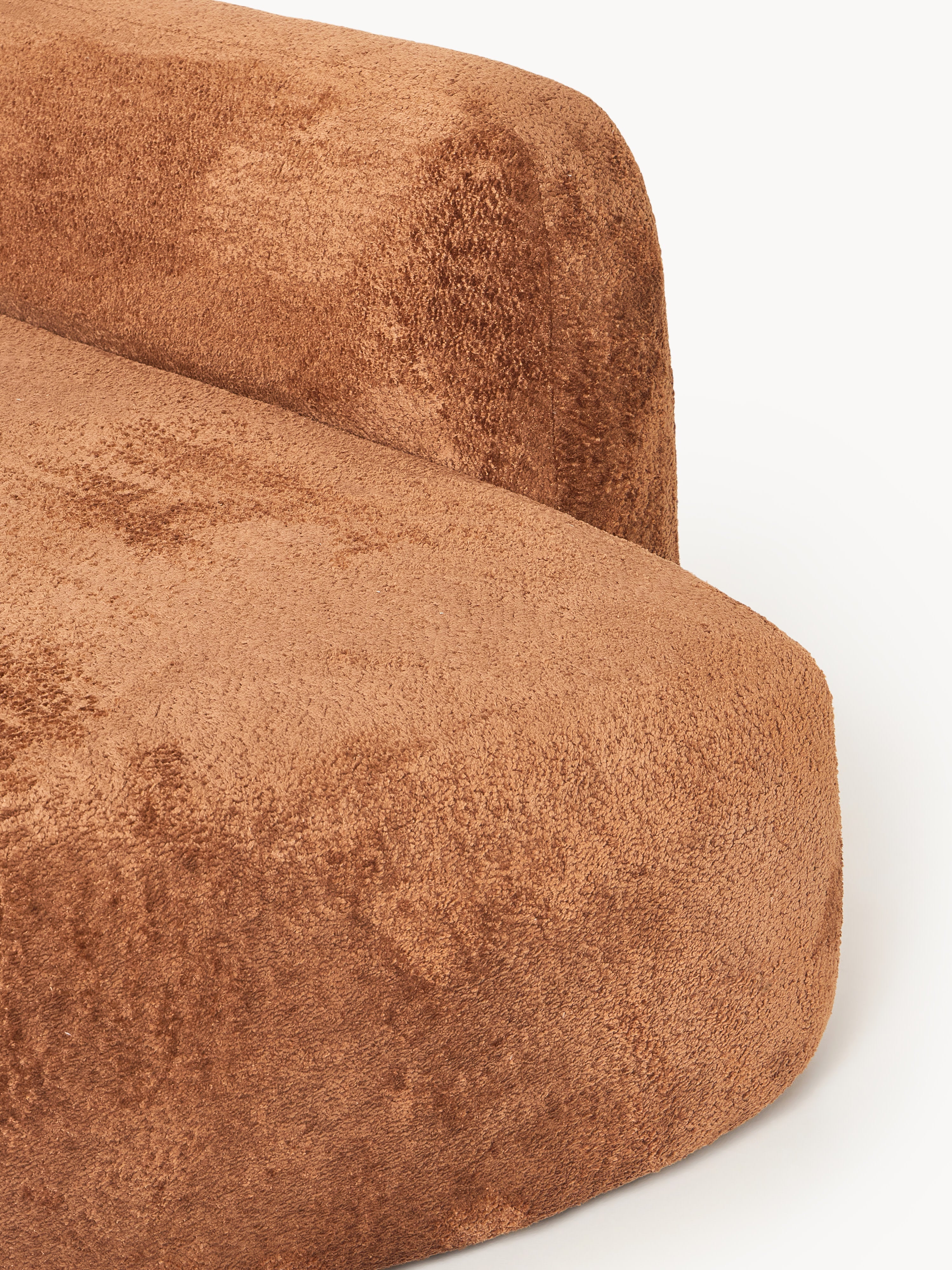 Wolke Modular Teddy Bouclé Corner Sofa (4-seater) with Chaise End