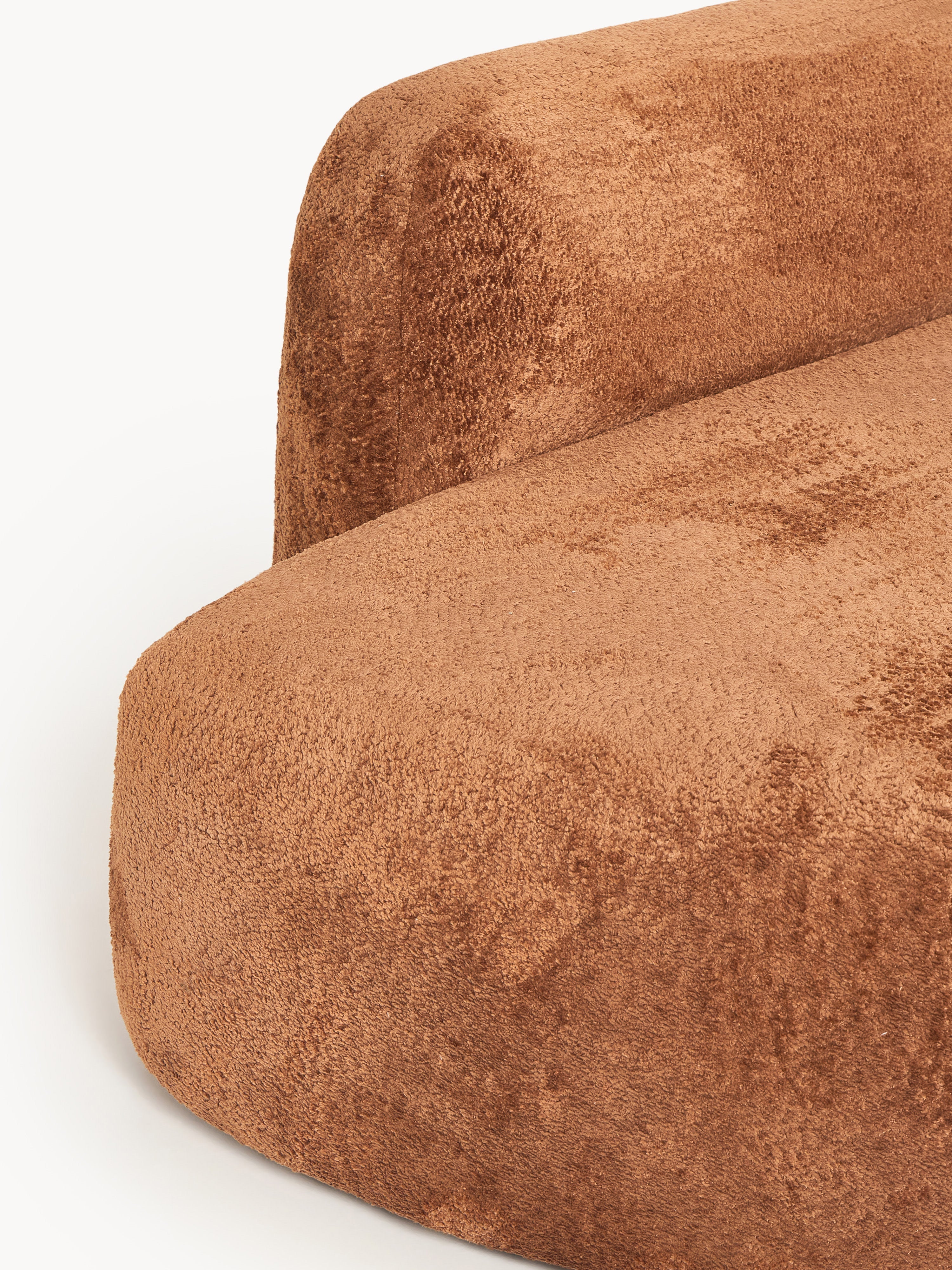 Wolke Modular Teddy Bouclé Corner Sofa (4-seater) with Chaise End